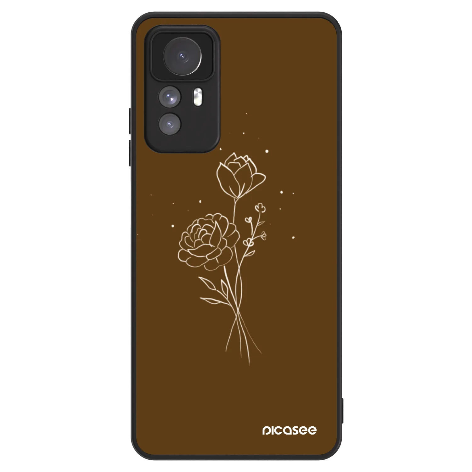 Picasee ULTIMATE CASE für Xiaomi Redmi Note 12S - Brown flowers