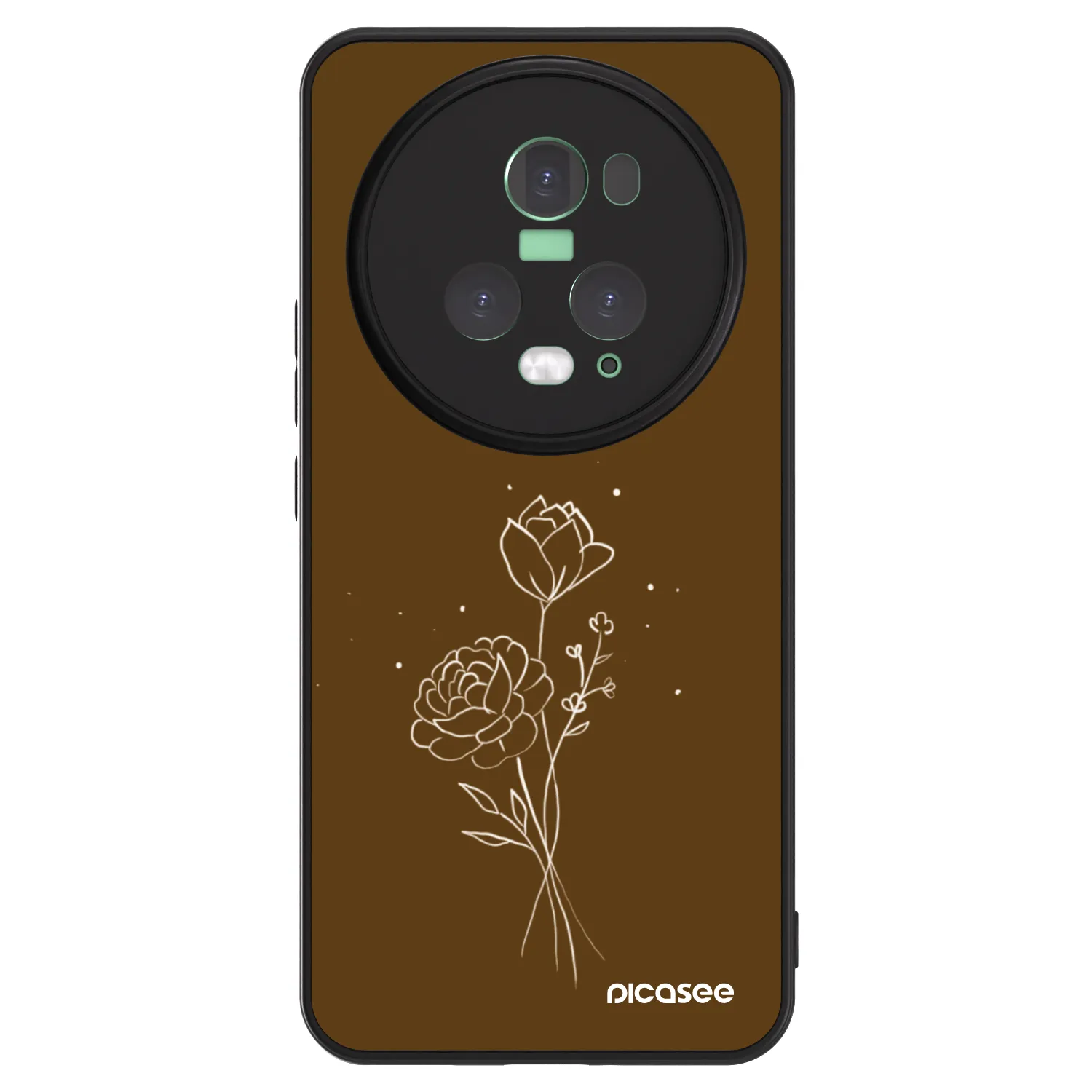 Picasee ULTIMATE CASE für Honor Magic5 Pro - Brown flowers
