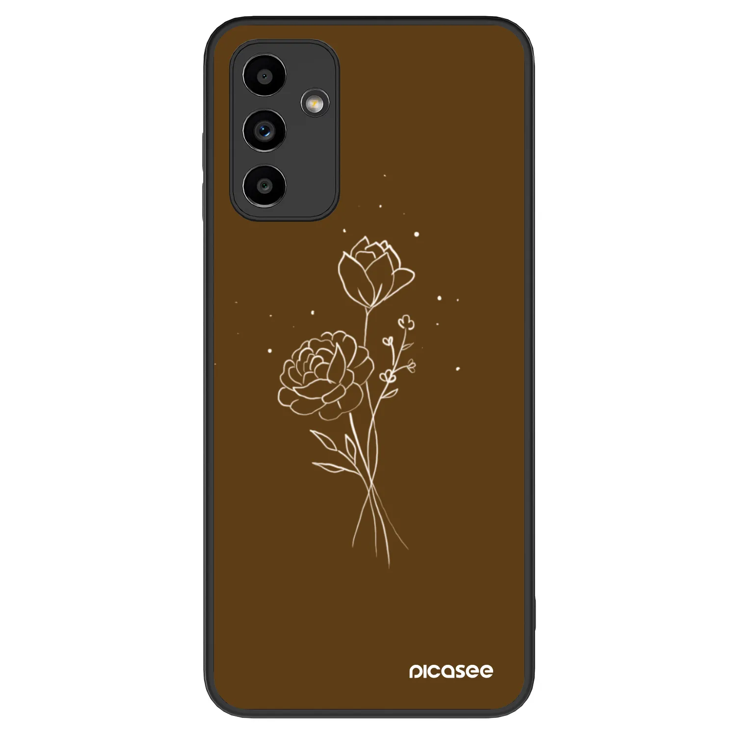 Picasee ULTIMATE CASE für Samsung Galaxy A04s A047F - Brown flowers