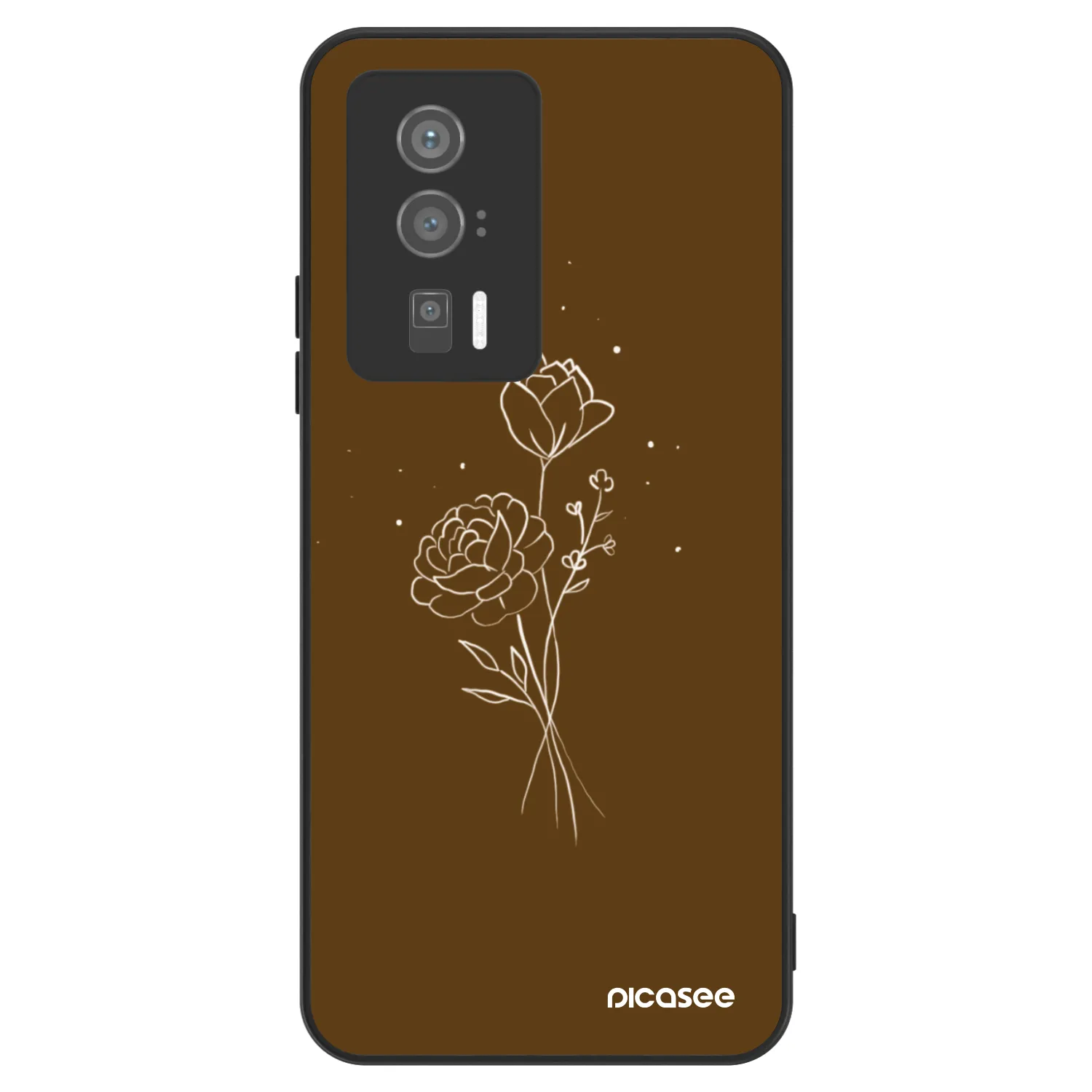 Picasee ULTIMATE CASE für Xiaomi Poco F5 Pro 5G - Brown flowers