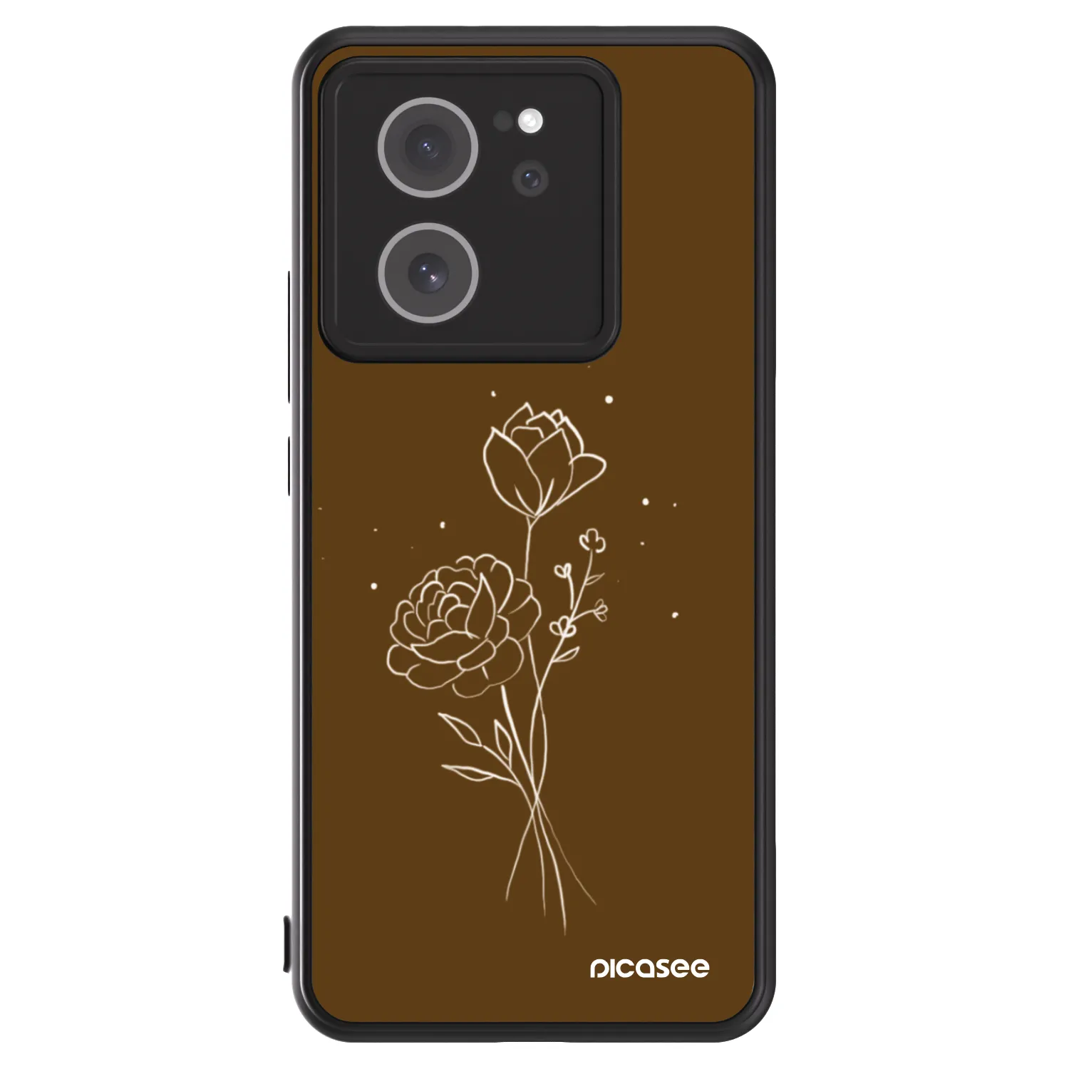 Picasee ULTIMATE CASE für Xiaomi 13T Pro - Brown flowers