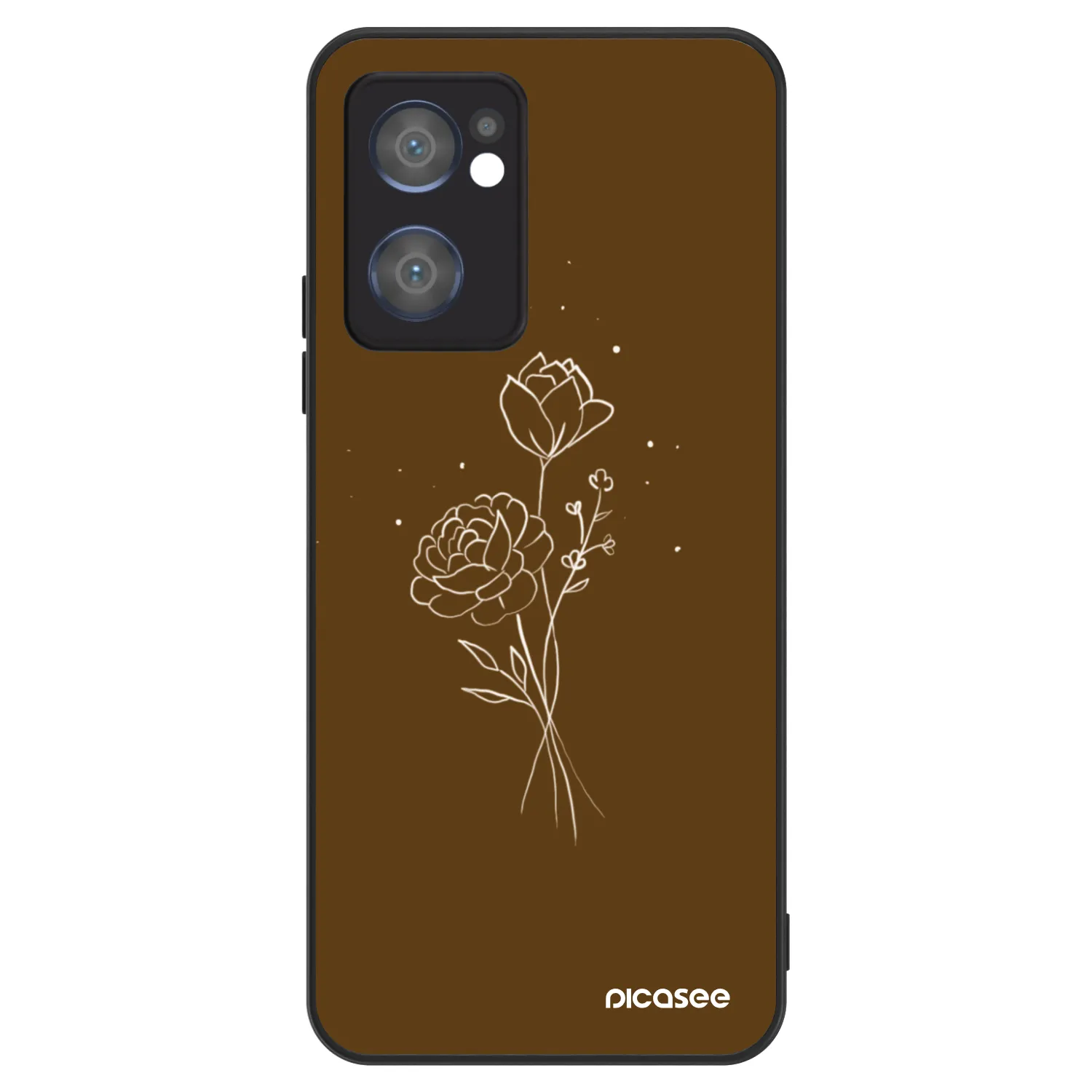 Picasee ULTIMATE CASE für OPPO Reno 7 5G - Brown flowers