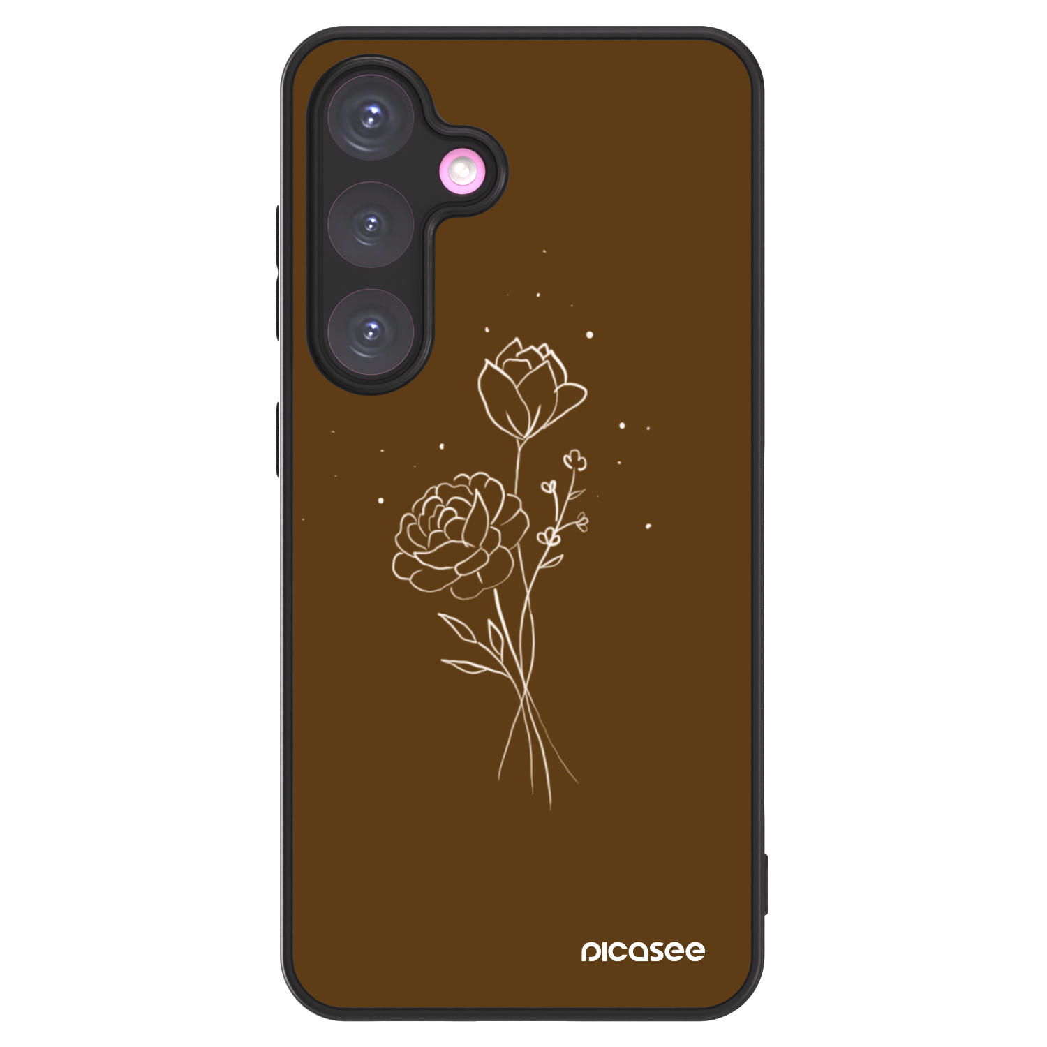 Picasee ULTIMATE CASE für Samsung Galaxy S24+ S926B 5G - Brown flowers