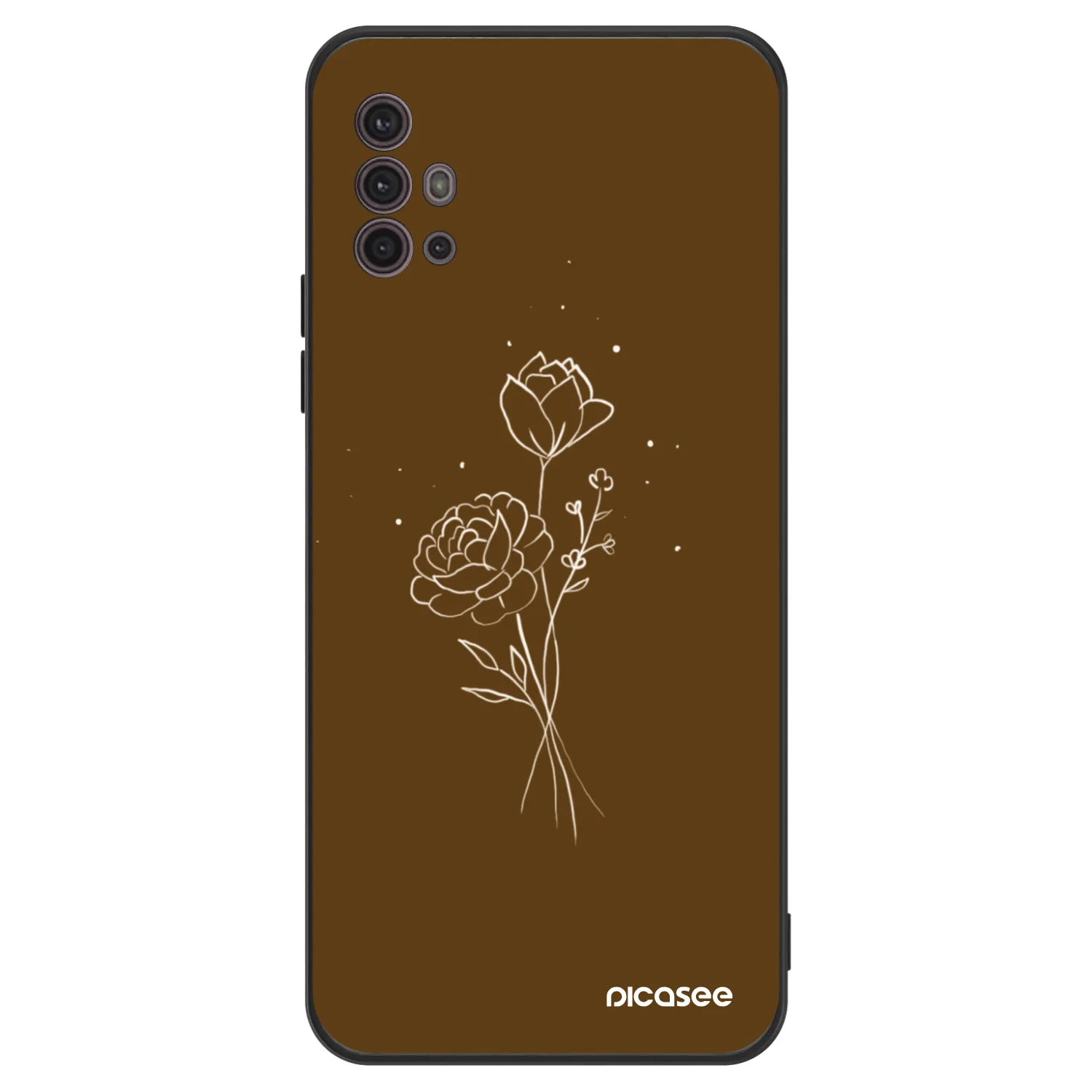 Picasee ULTIMATE CASE für Motorola Moto G30 - Brown flowers