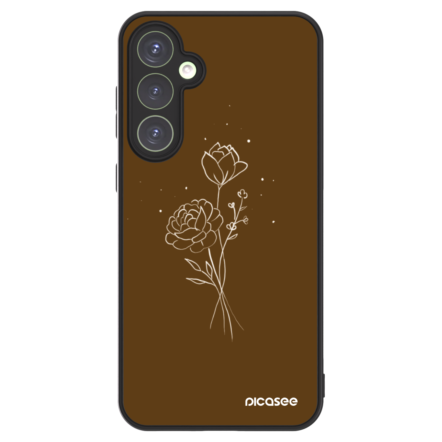 Picasee ULTIMATE CASE für Samsung Galaxy S23 FE S711B - Brown flowers