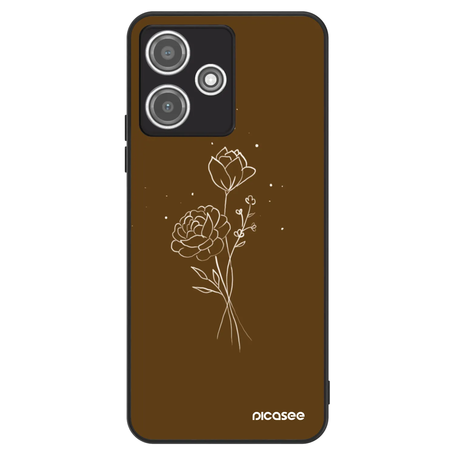 Picasee ULTIMATE CASE für Xiaomi Redmi 12 5G - Brown flowers