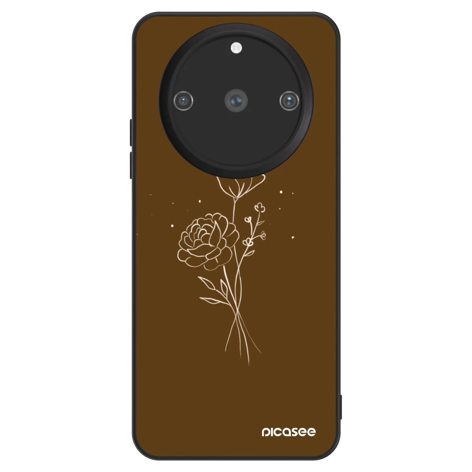 Picasee ULTIMATE CASE für Realme 11 Pro+ - Brown flowers