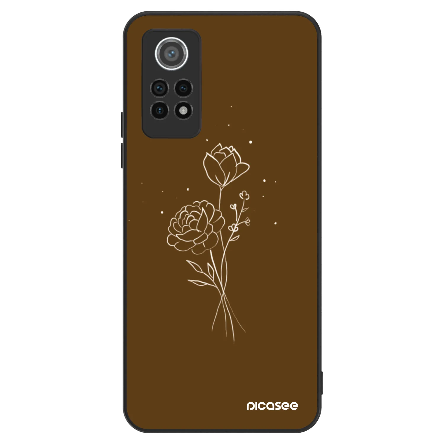 Picasee ULTIMATE CASE für Xiaomi Redmi Note 12 Pro 4G - Brown flowers
