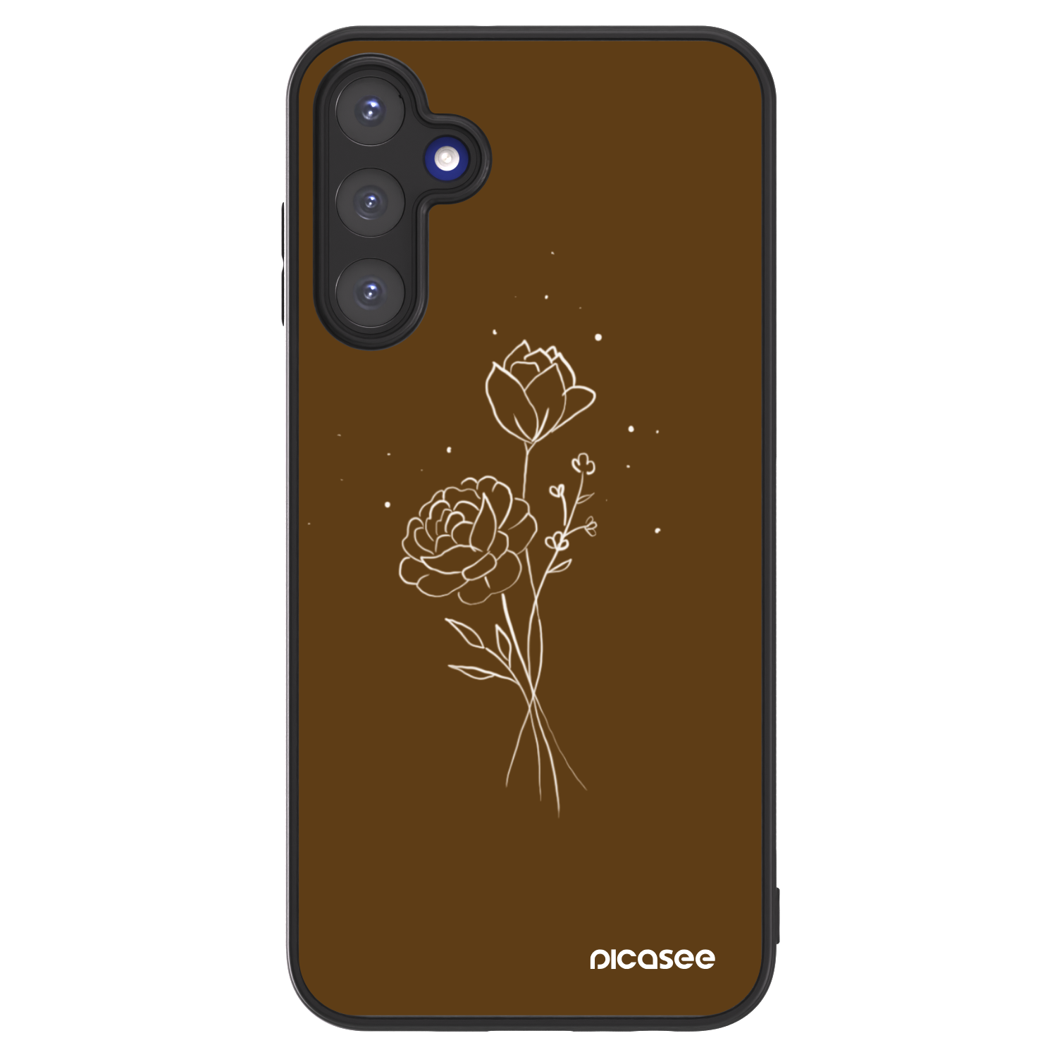 Picasee ULTIMATE CASE für Samsung Galaxy A15 A155F 4G - Brown flowers