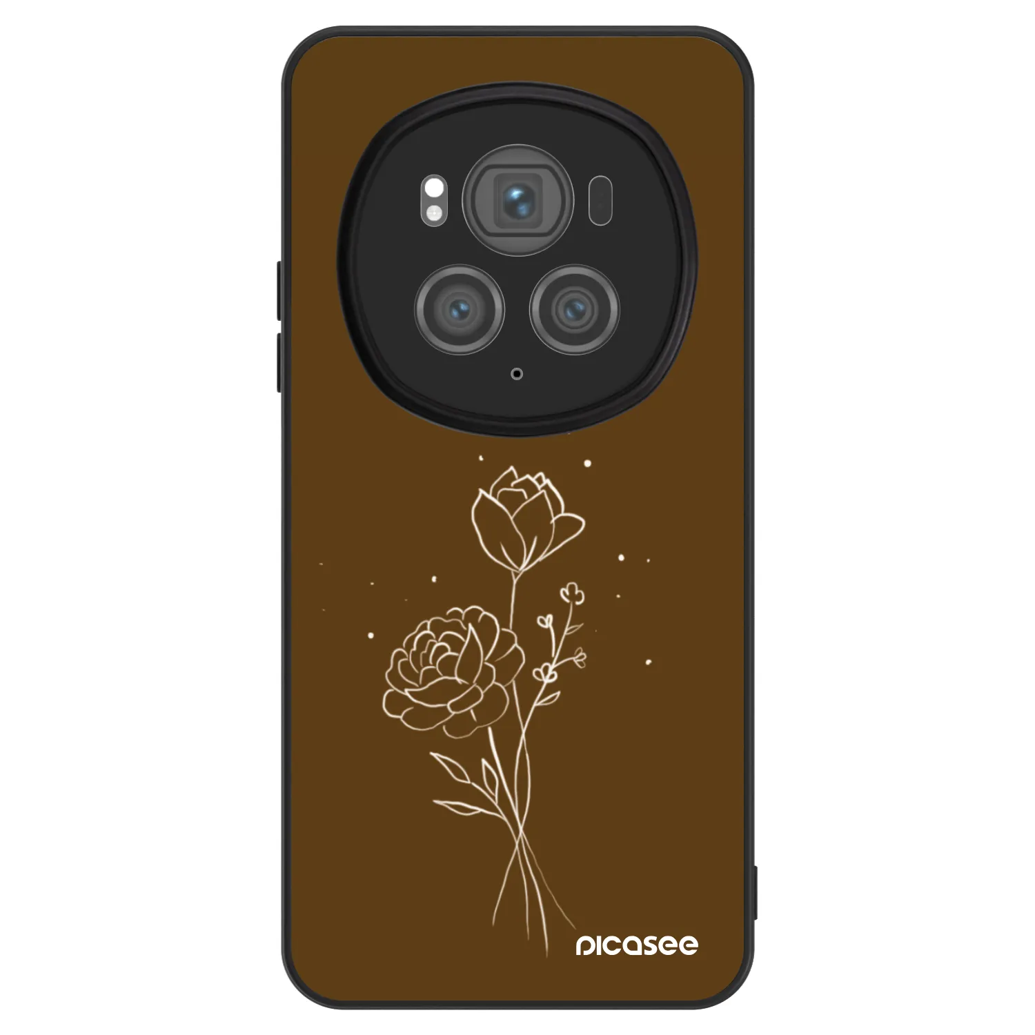 Picasee ULTIMATE CASE für Honor Magic6 Pro - Brown flowers
