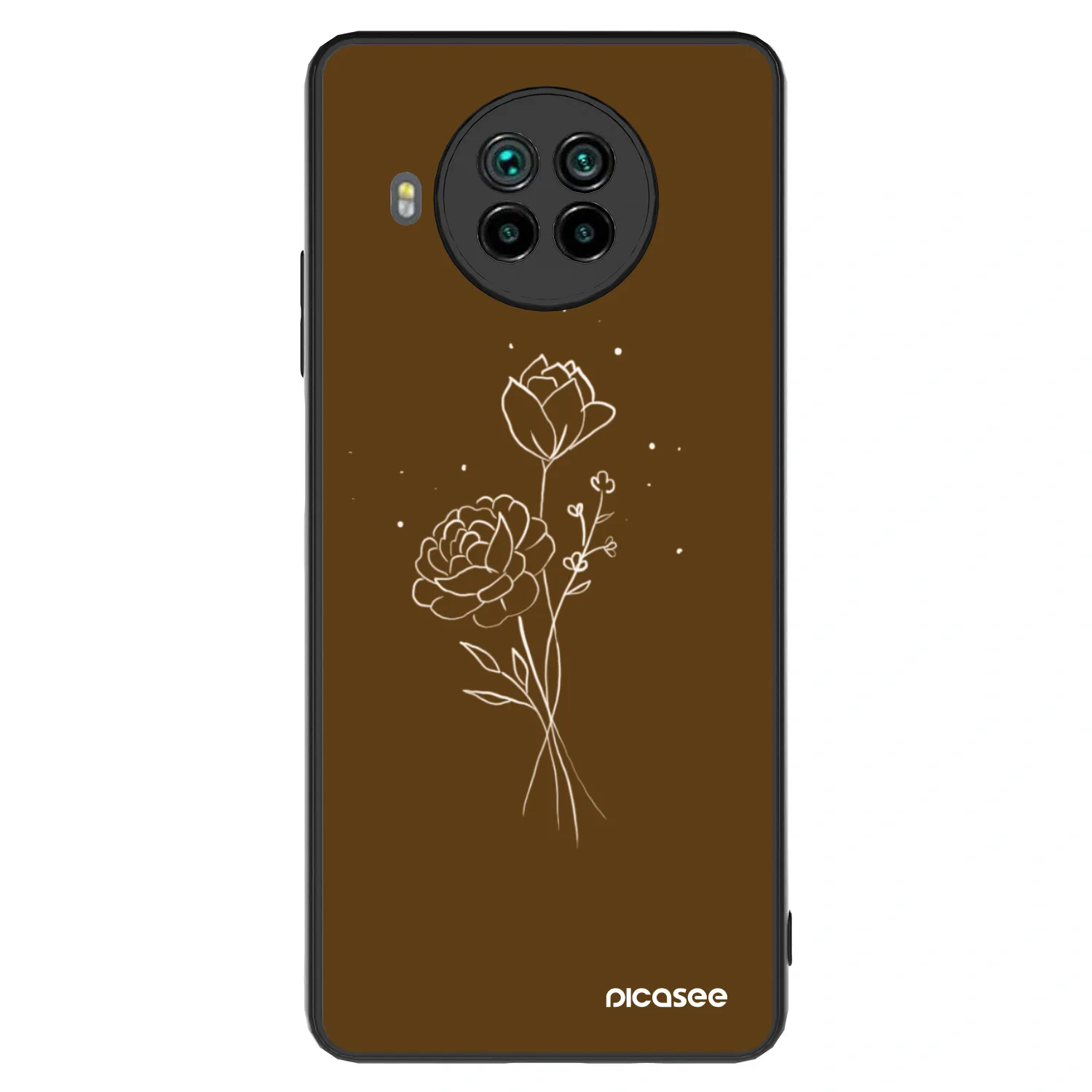 Picasee ULTIMATE CASE für Xiaomi Mi 10T Lite - Brown flowers