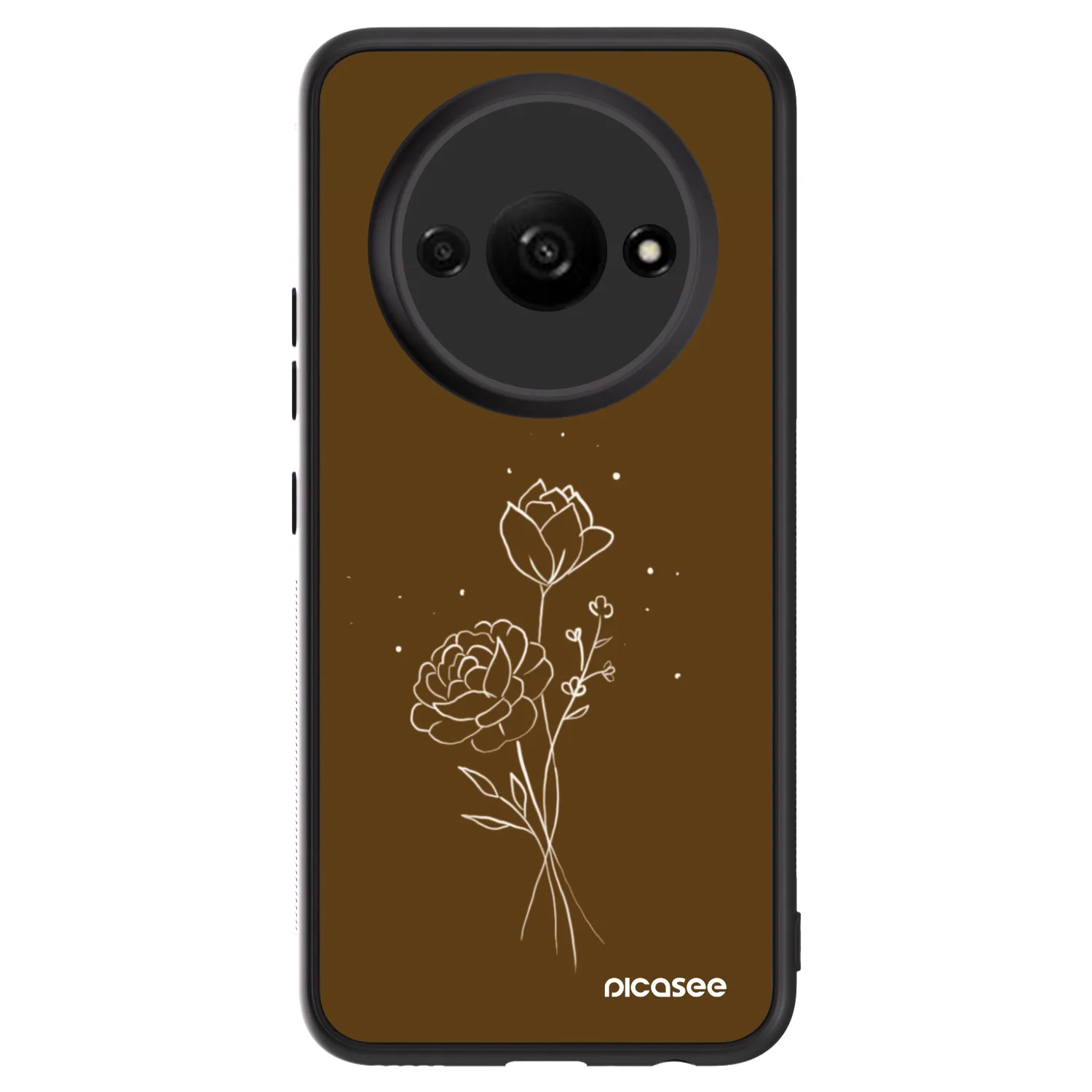 Picasee ULTIMATE CASE für Xiaomi Redmi A3 - Brown flowers