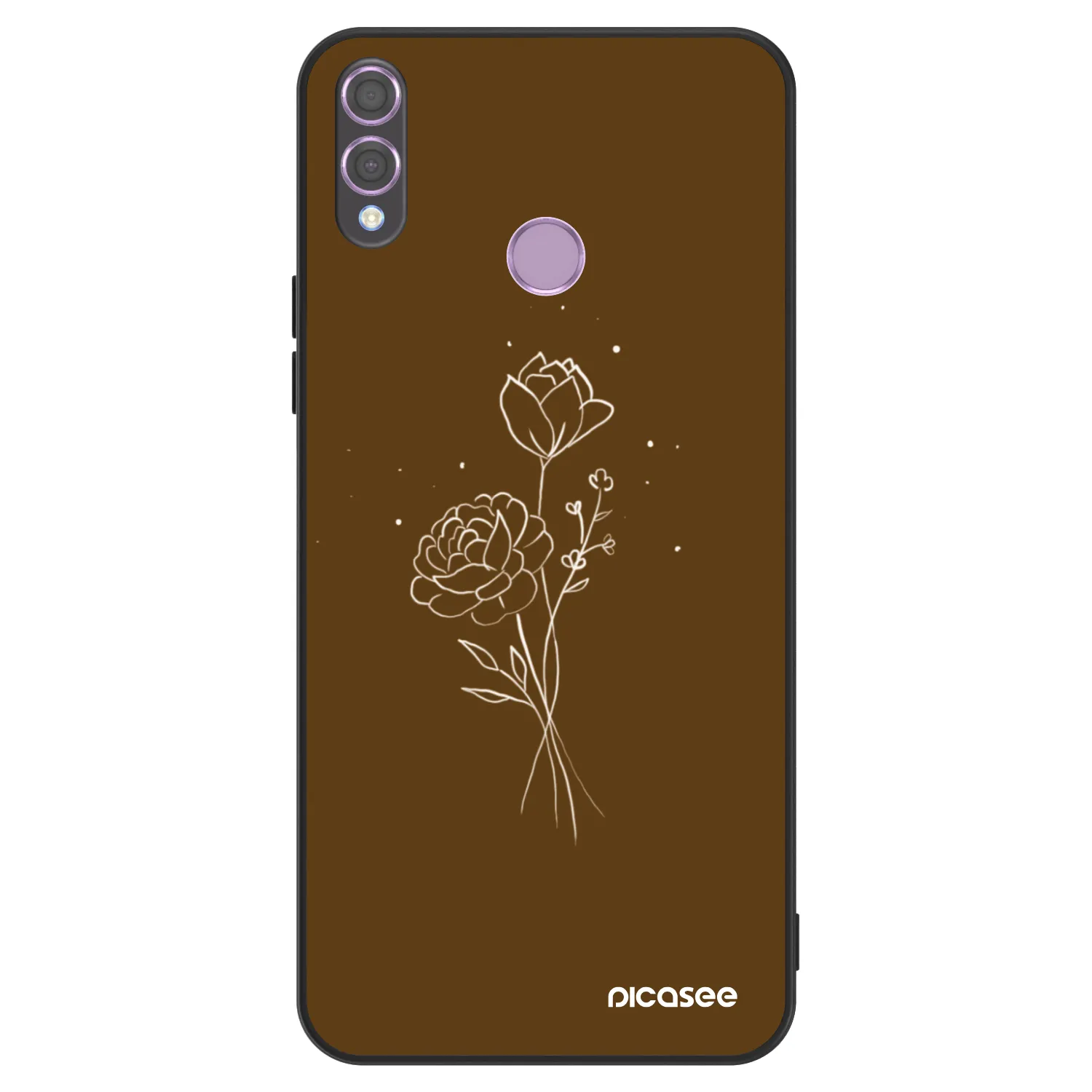 Picasee ULTIMATE CASE für Honor 8X - Brown flowers