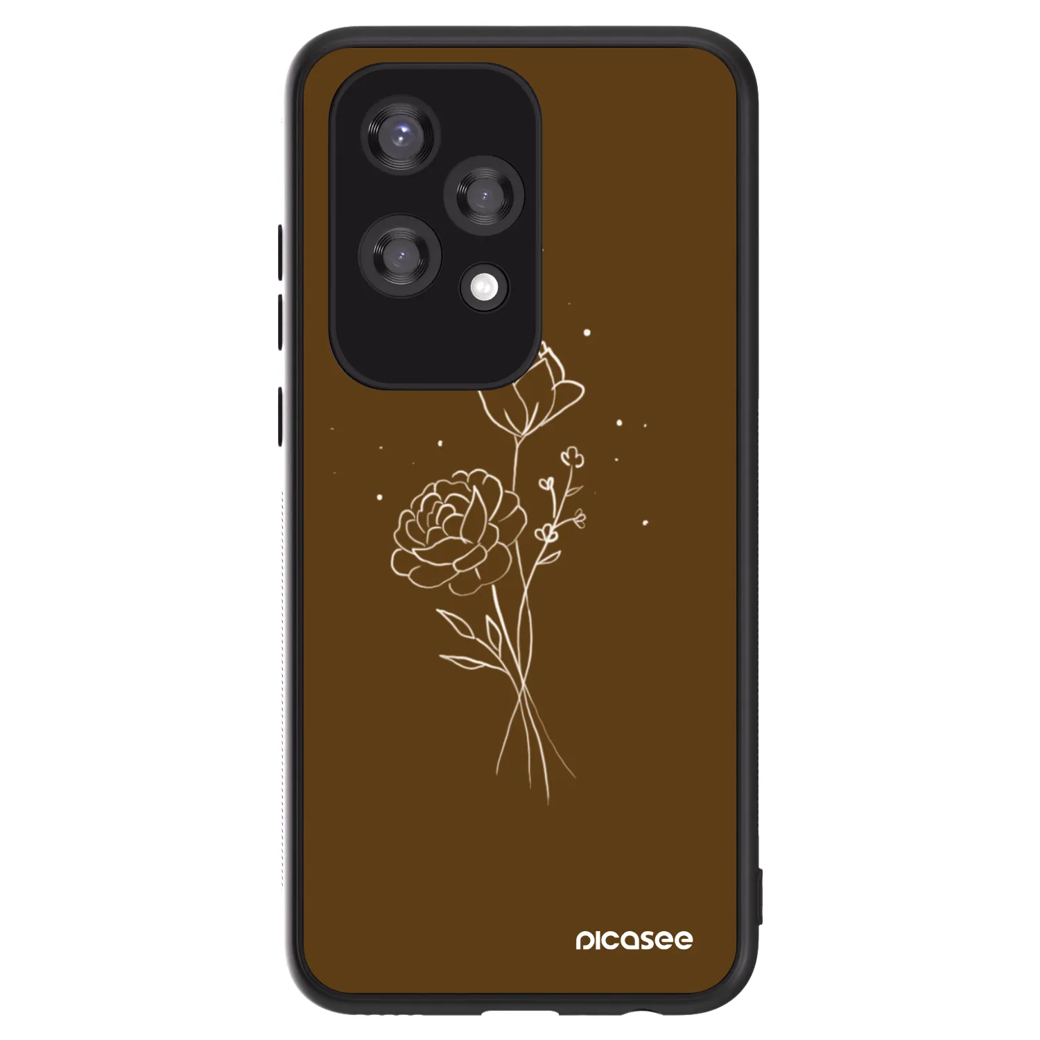 Picasee ULTIMATE CASE für Honor 200 Lite - Brown flowers