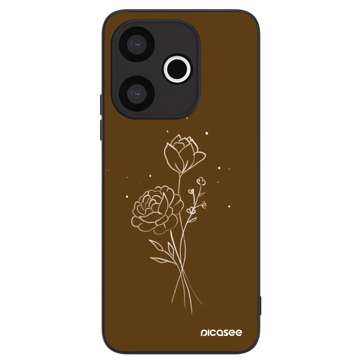 Picasee ULTIMATE CASE für Xiaomi Redmi 13 4G - Brown flowers