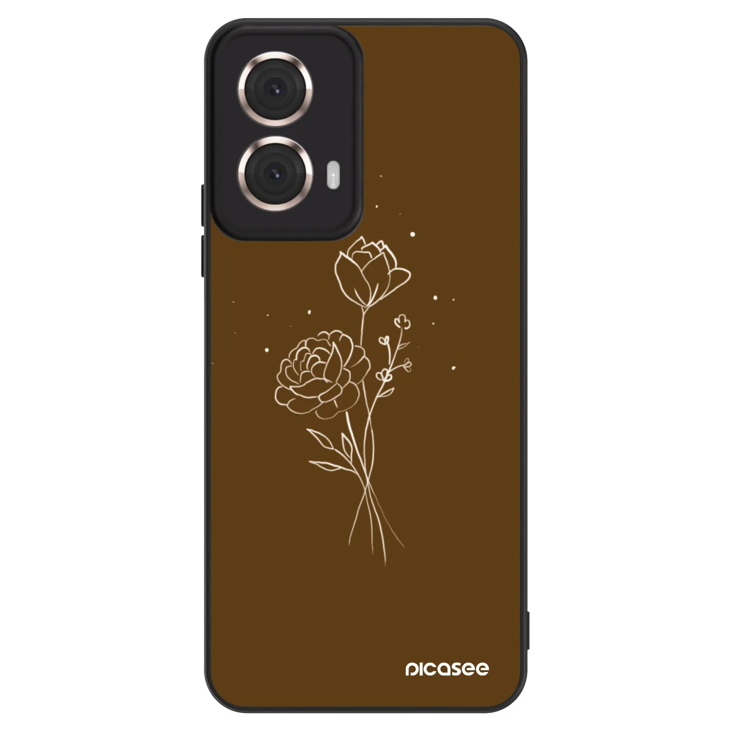 Picasee ULTIMATE CASE für Motorola Moto G85 - Brown flowers