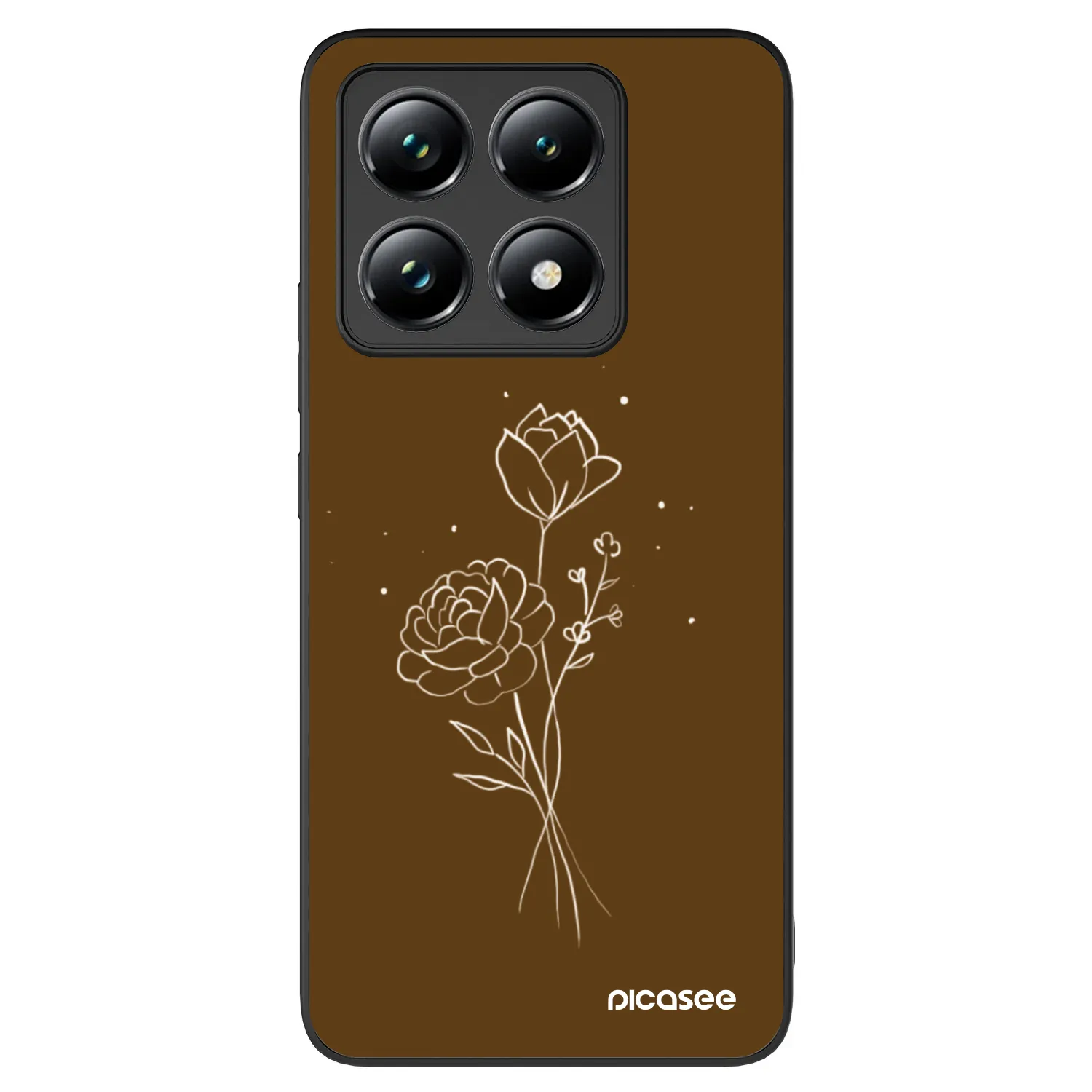 Picasee ULTIMATE CASE für Xiaomi 14T - Brown flowers
