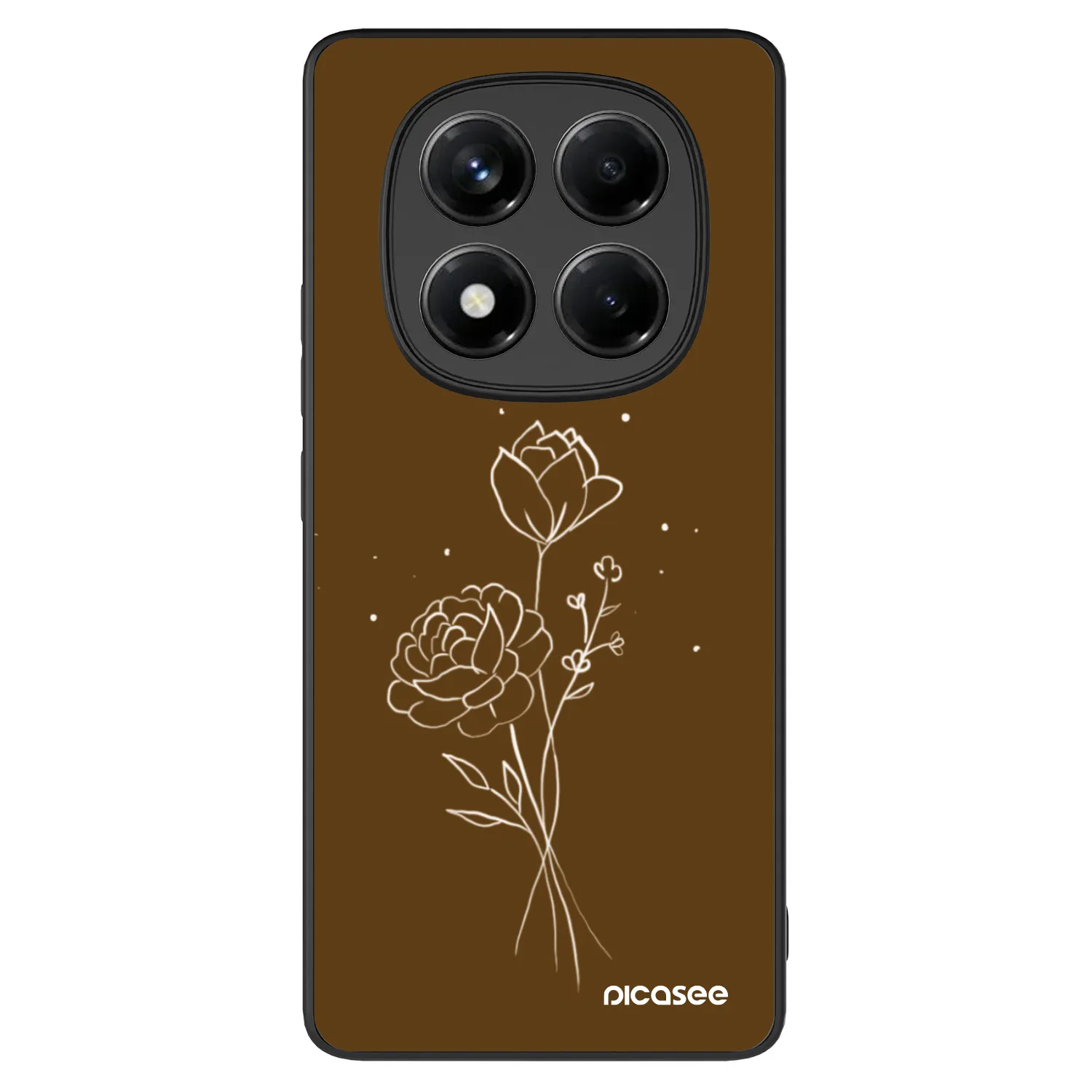Picasee ULTIMATE CASE für Xiaomi Redmi Note 14 Pro+ 5G - Brown flowers