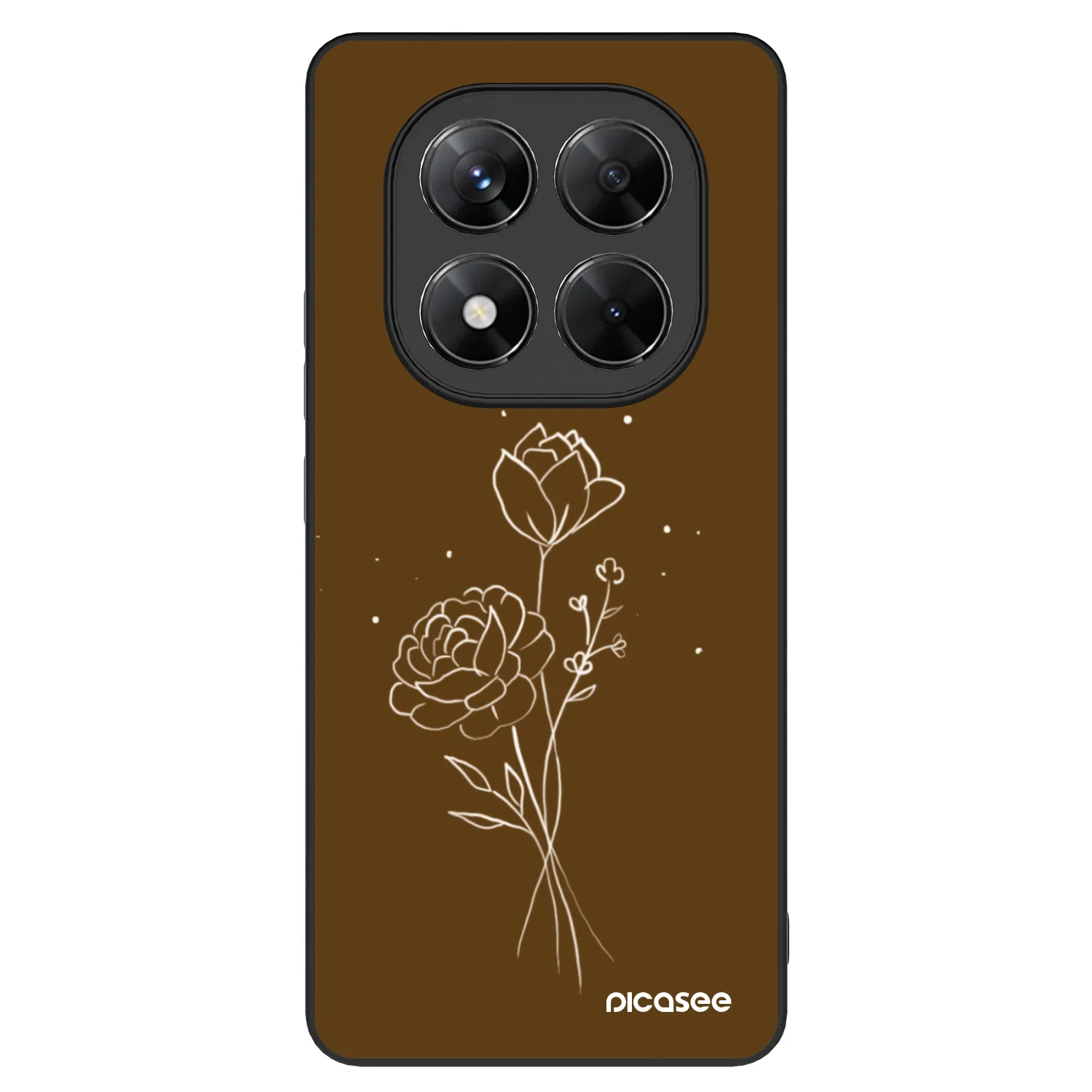 Picasee ULTIMATE CASE für Xiaomi Redmi Note 14 Pro 5G - Brown flowers