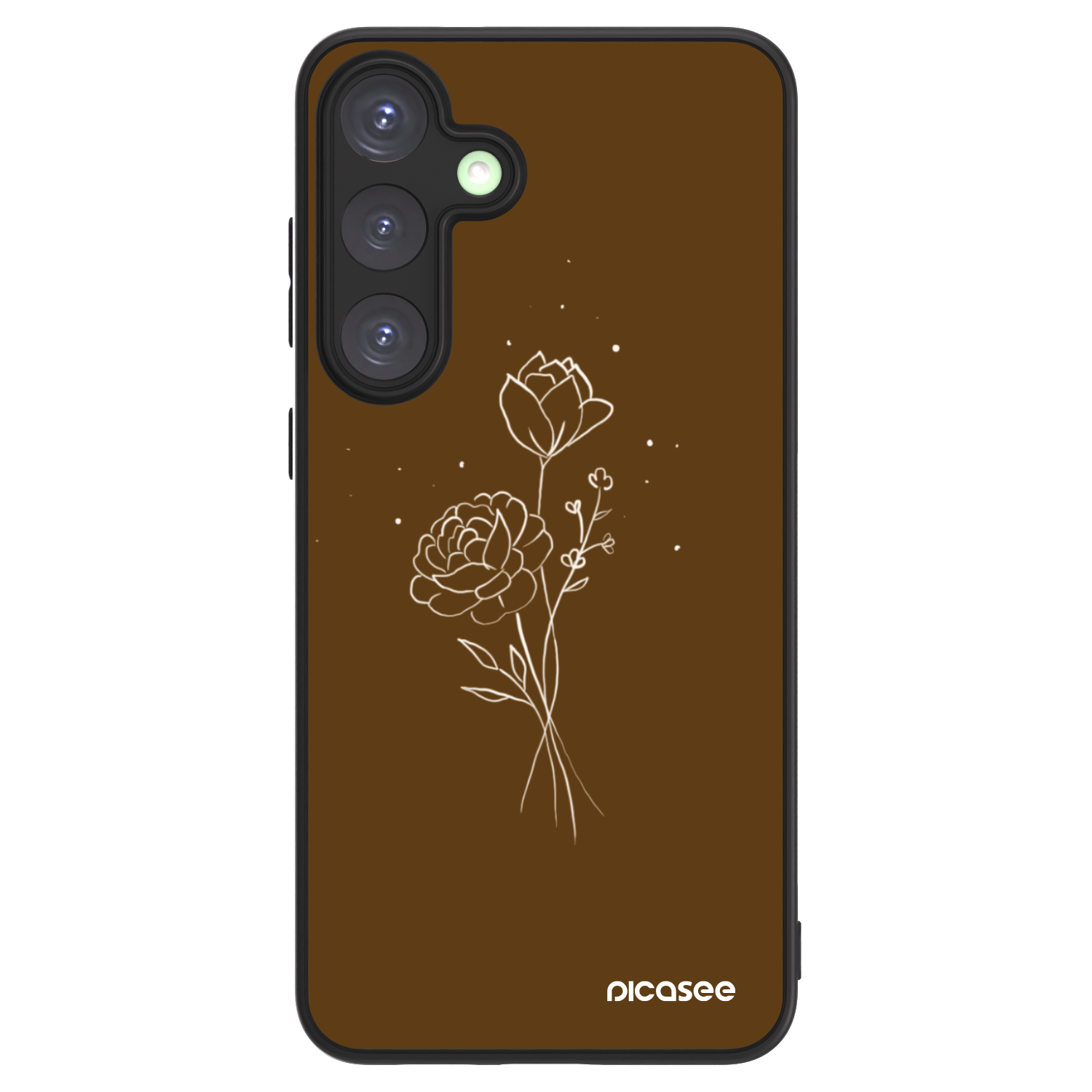 Picasee ULTIMATE CASE für Samsung Galaxy S25+ 5G - Brown flowers