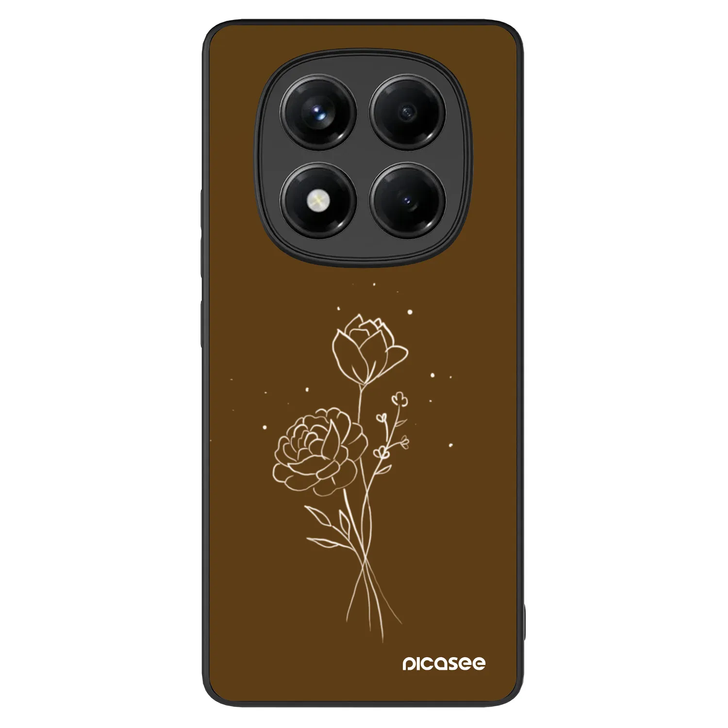 Picasee ULTIMATE CASE für Xiaomi Redmi Note 14 Pro 4G - Brown flowers