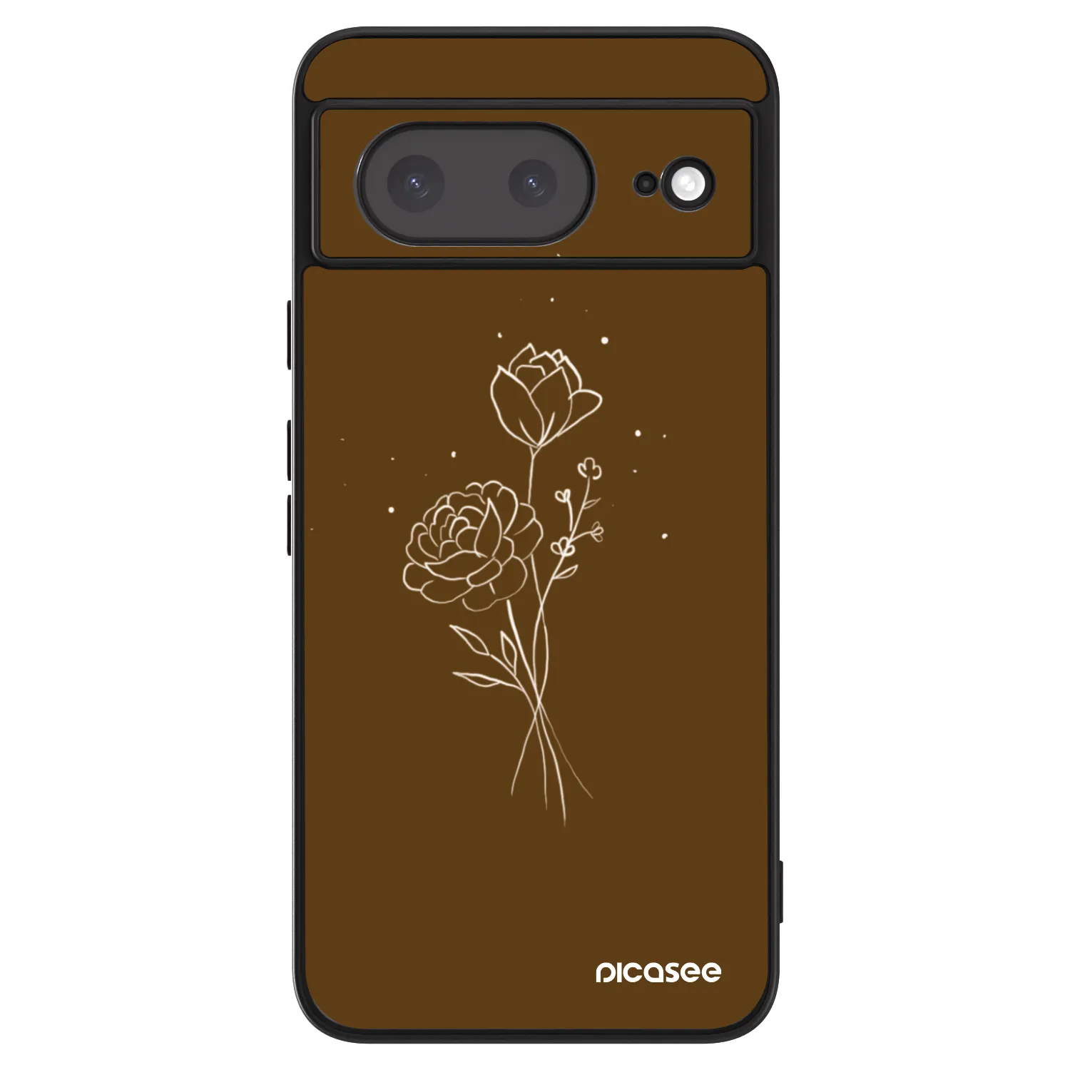 Picasee ULTIMATE CASE für Google Pixel 8a - Brown flowers