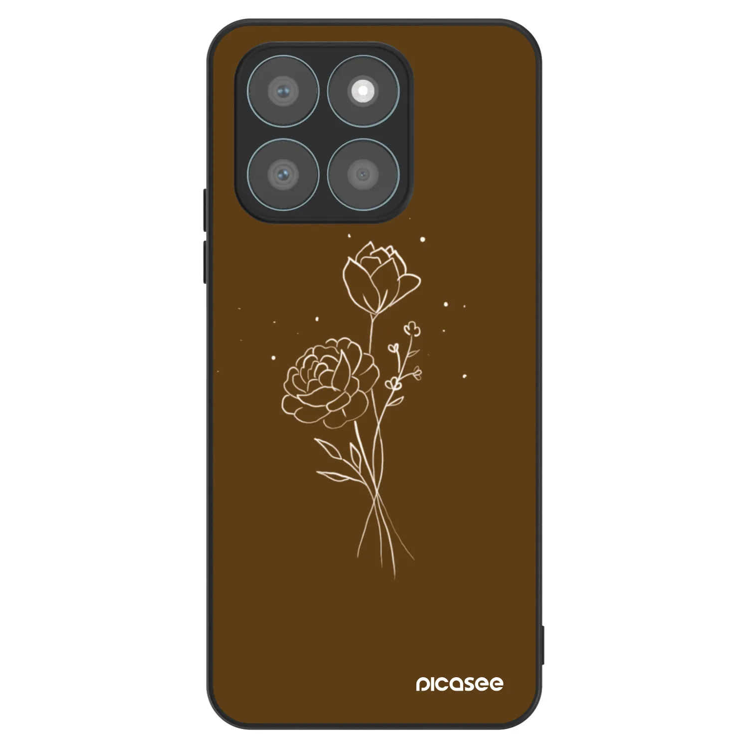 Picasee ULTIMATE CASE für Honor X8c - Brown flowers