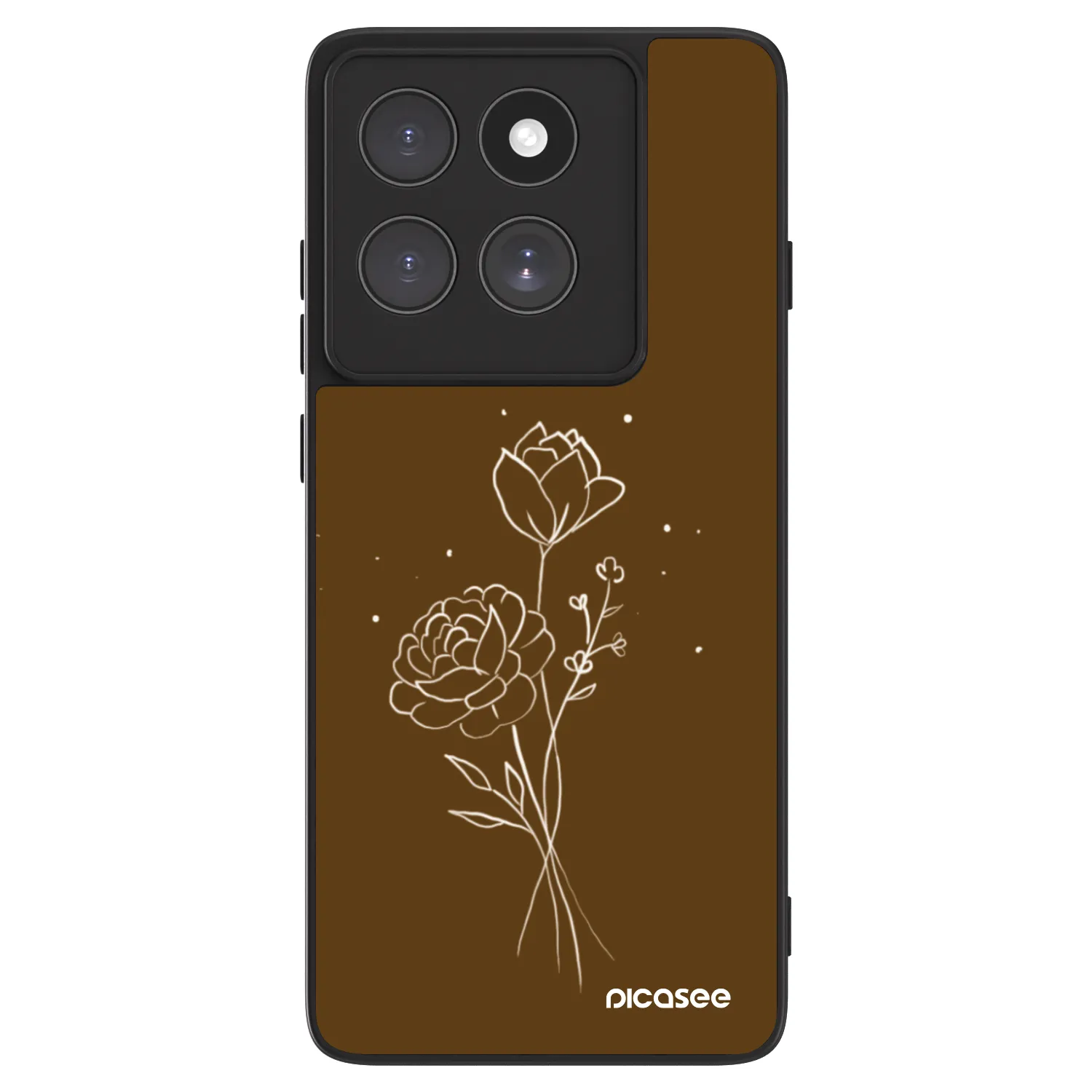 Picasee ULTIMATE CASE für Motorola Edge 60 Fusion - Brown flowers