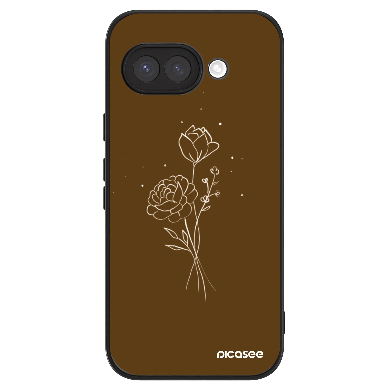 Picasee ULTIMATE CASE für Google Pixel 9a - Brown flowers