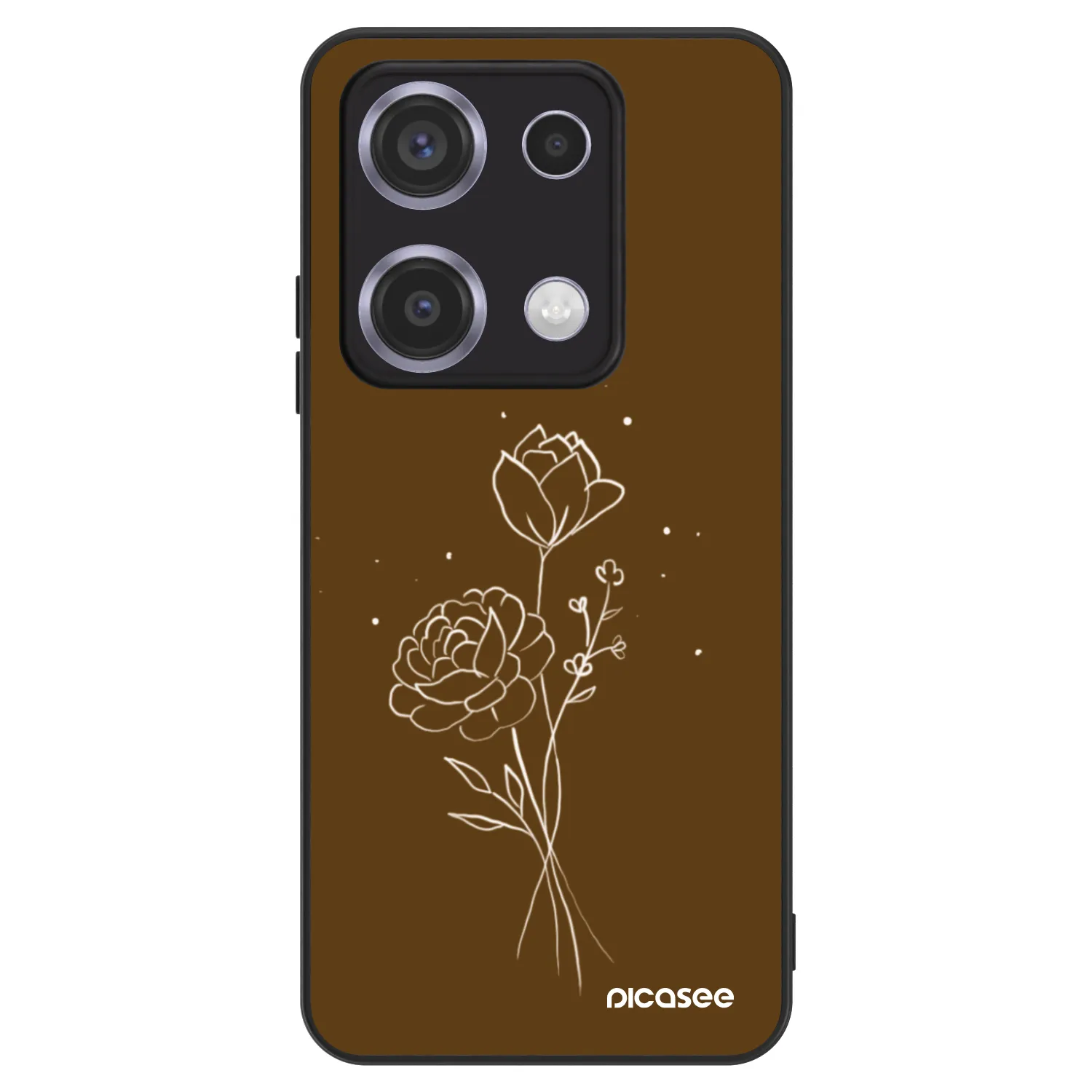 Picasee ULTIMATE CASE für Xiaomi Redmi Note 14S - Brown flowers