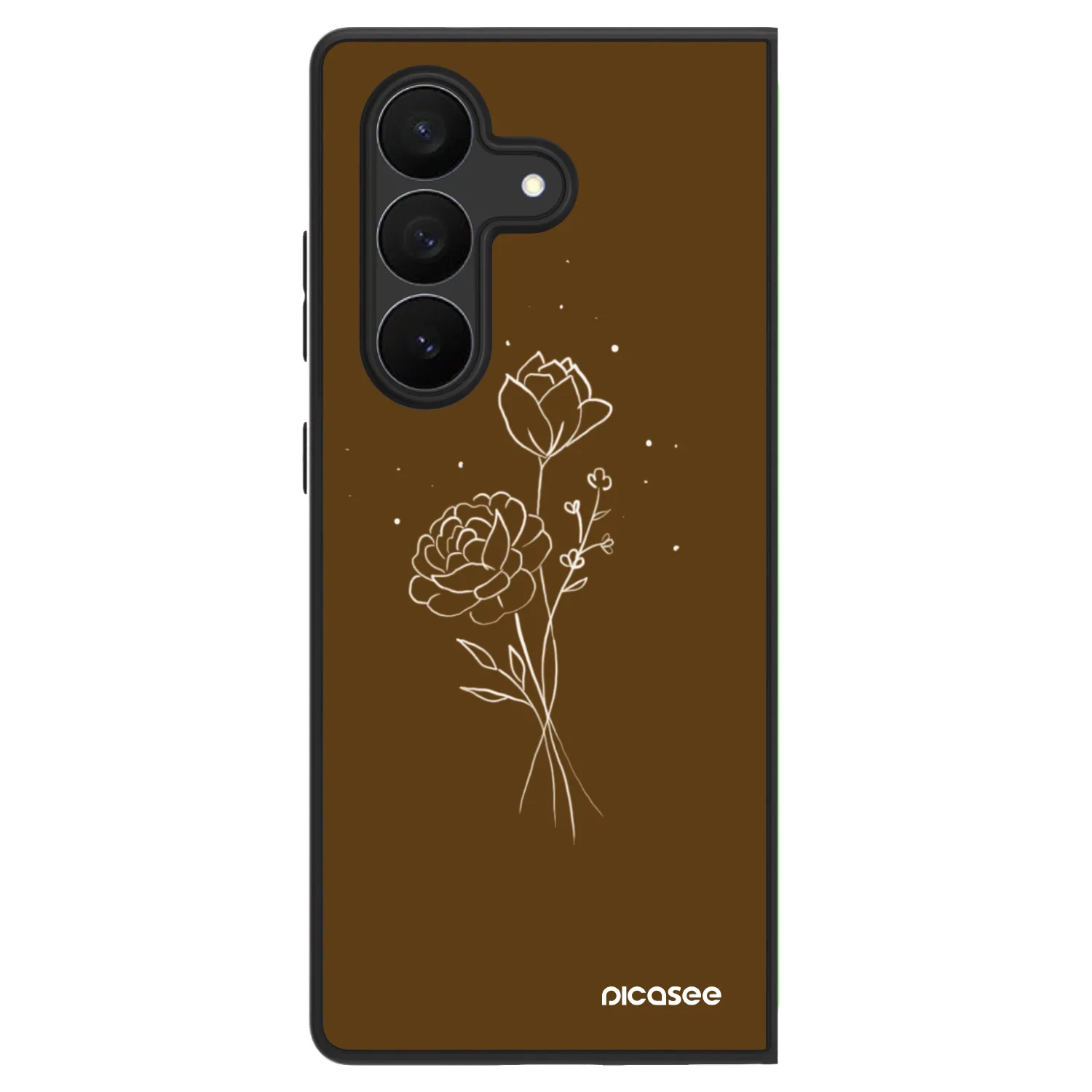 Picasee ULTIMATE CASE für Samsung Galaxy Z Fold7 5G - Brown flowers