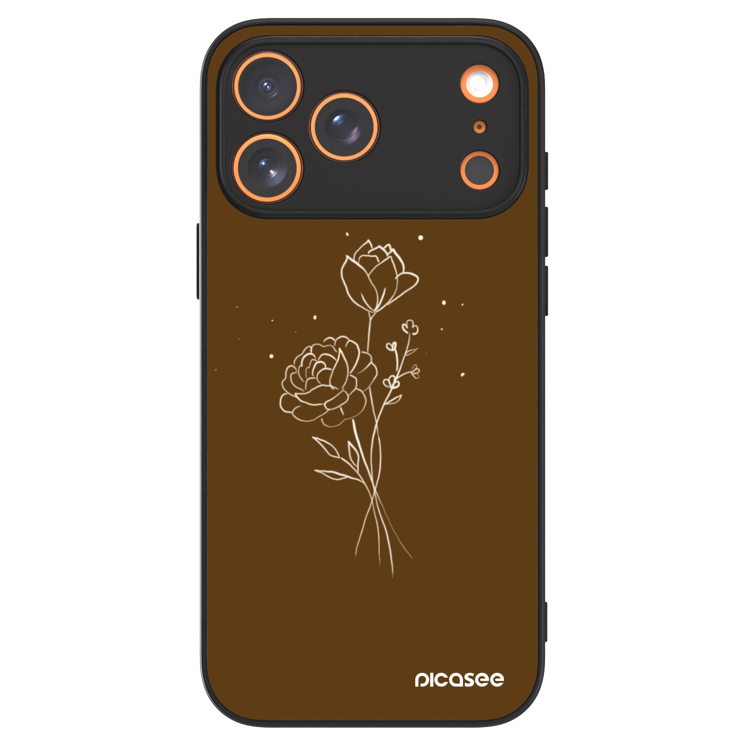Picasee ULTIMATE CASE für Apple iPhone 17 Pro Max - Brown flowers