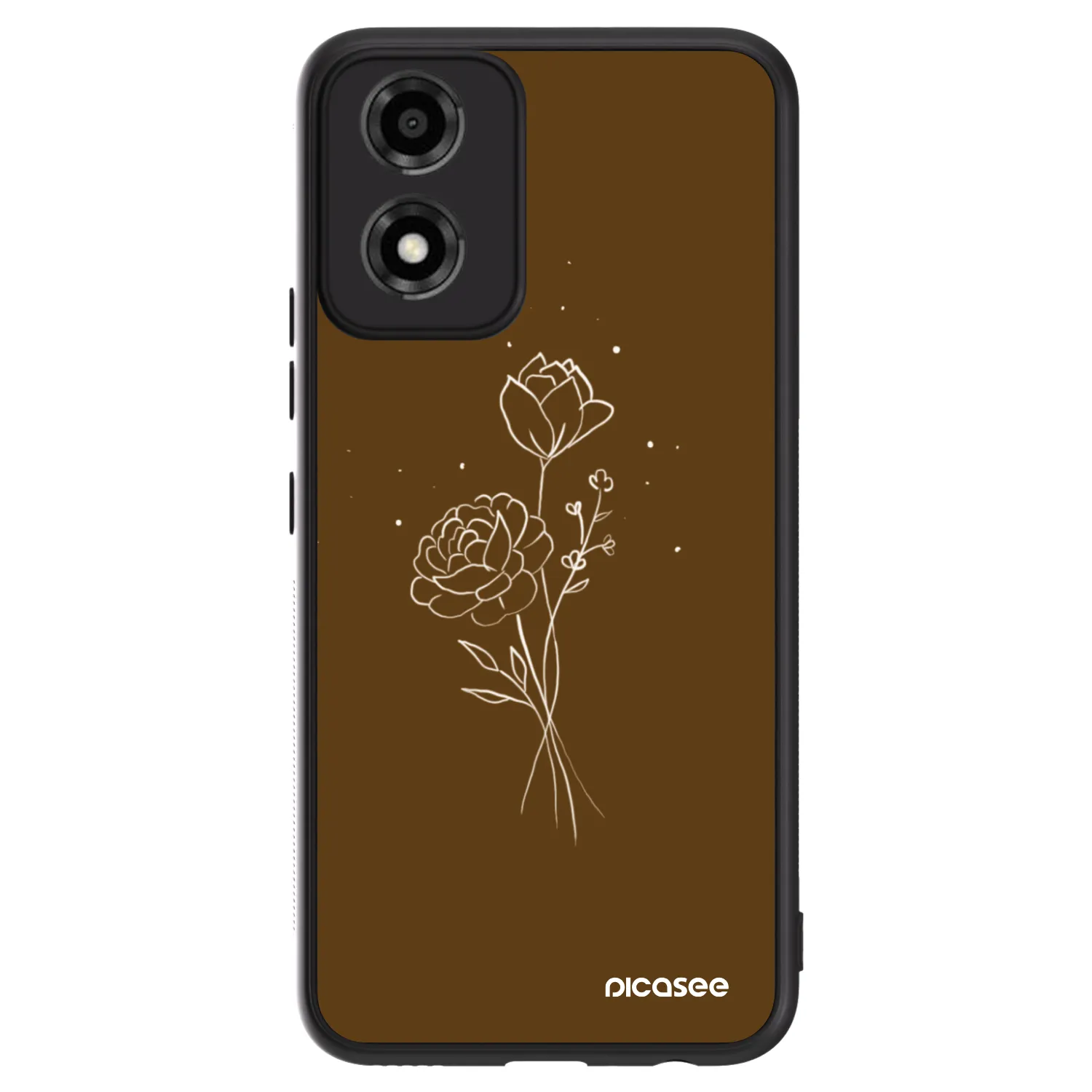 Picasee ULTIMATE CASE für Motorola Moto E14 - Brown flowers