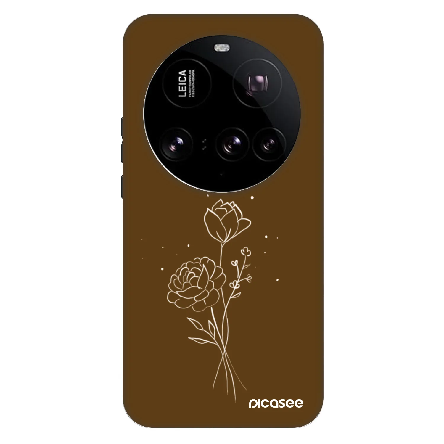 Picasee Fashion Case für Xiaomi 15 Ultra - Brown flowers