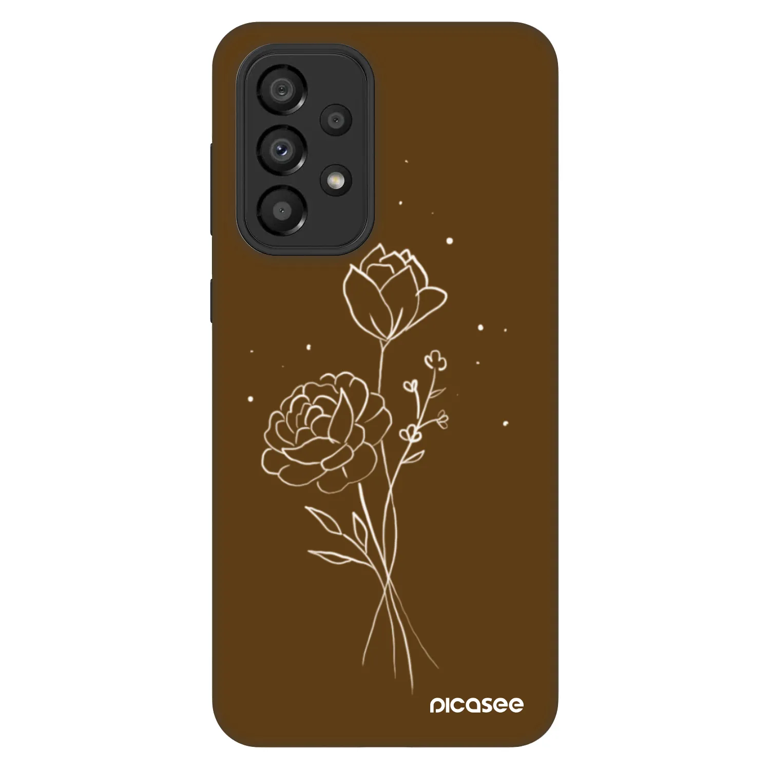 Picasee Fashion Case für Samsung Galaxy A33 5G A336 - Brown flowers