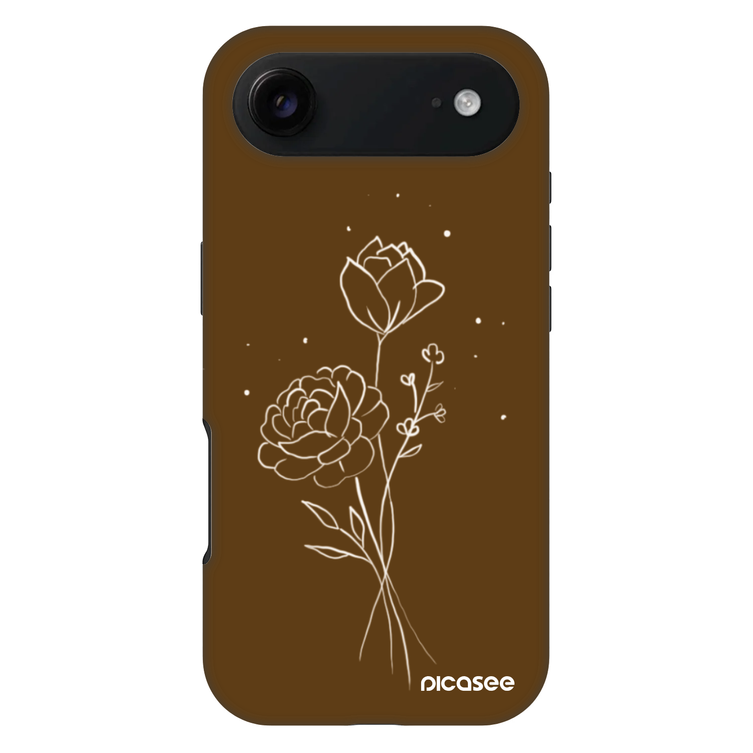 Picasee Fashion Case MagSafe für Apple iPhone Air - Brown flowers