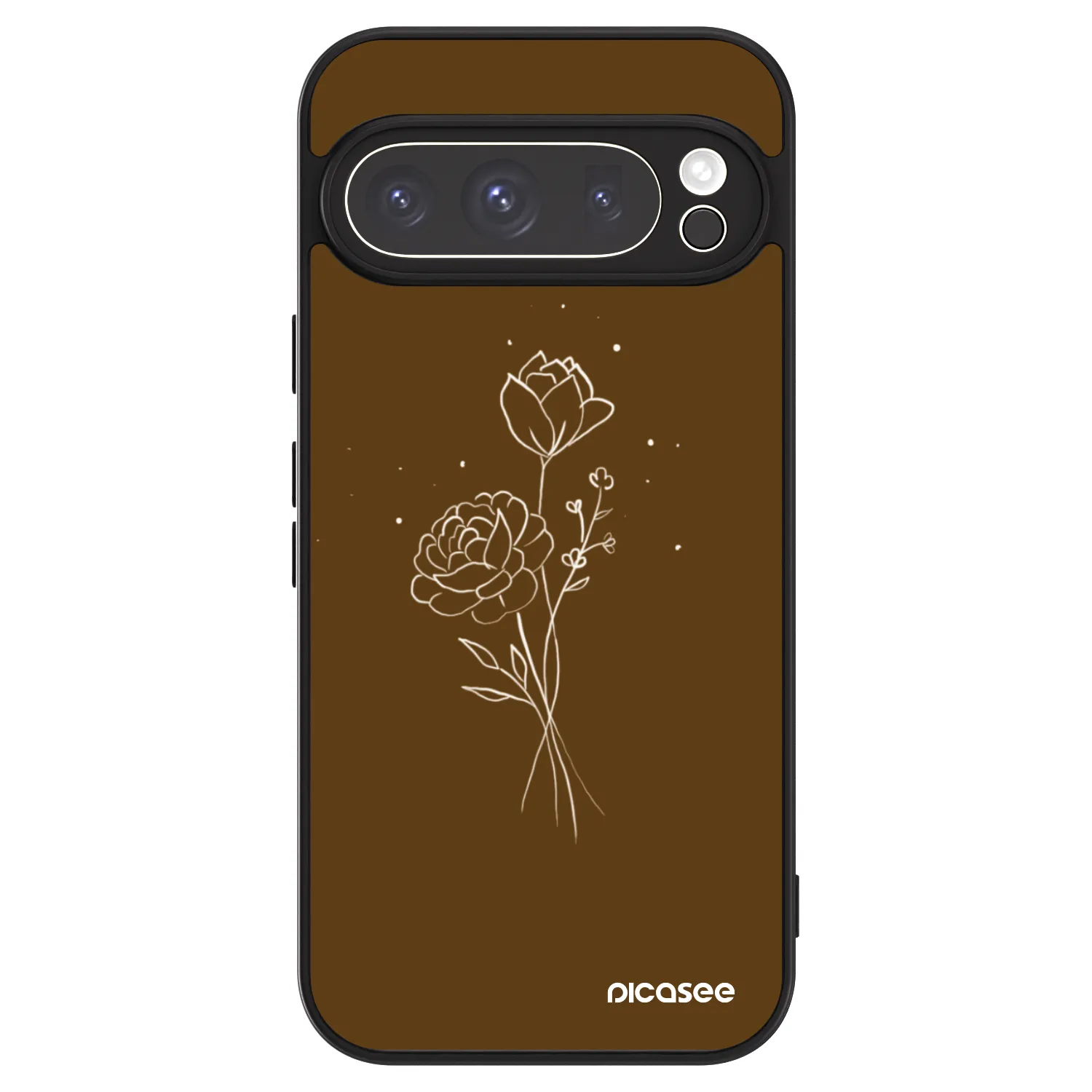 Picasee ULTIMATE CASE für Google Pixel 9 Pro XL - Brown flowers