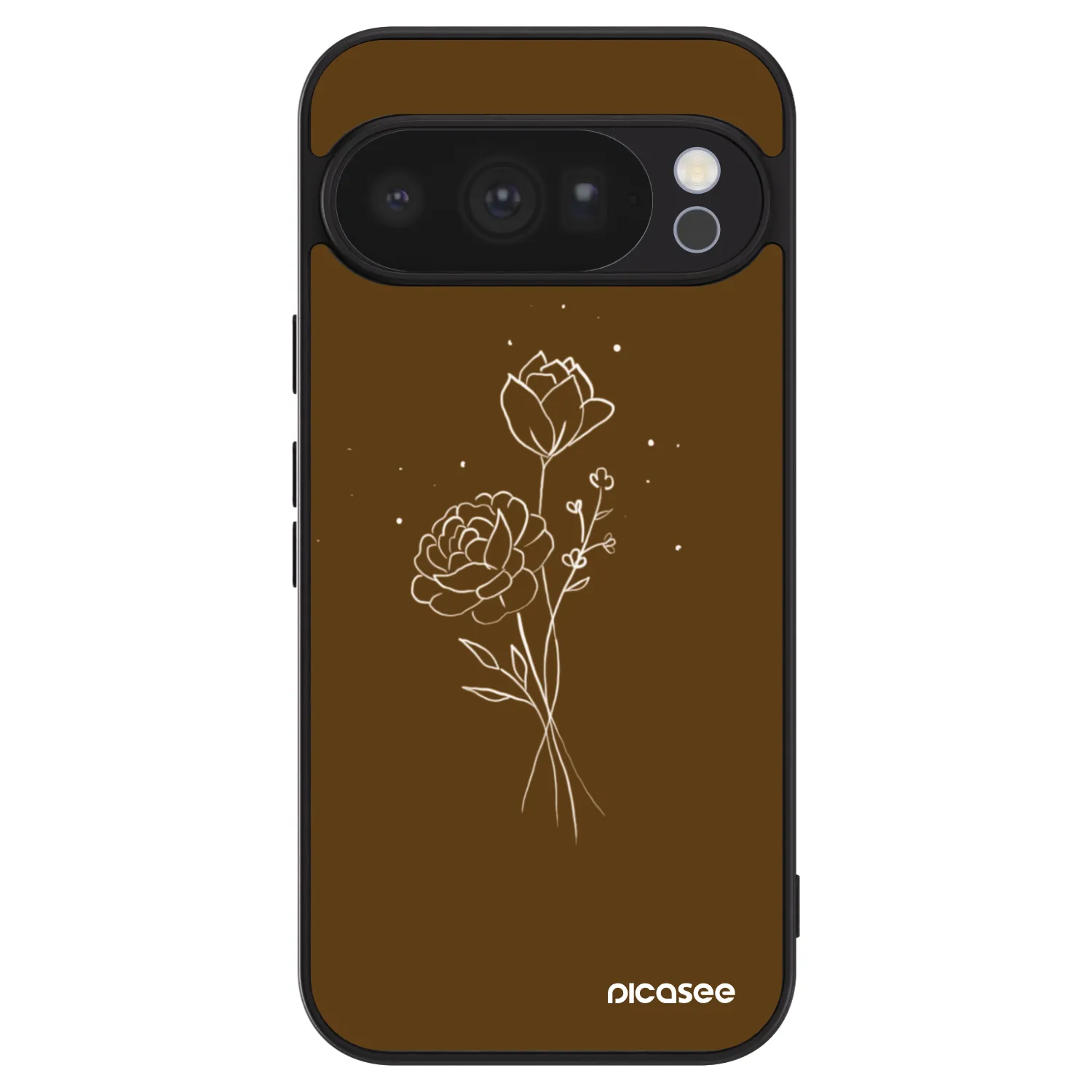 Picasee ULTIMATE CASE für Google Pixel 10 Pro - Brown flowers