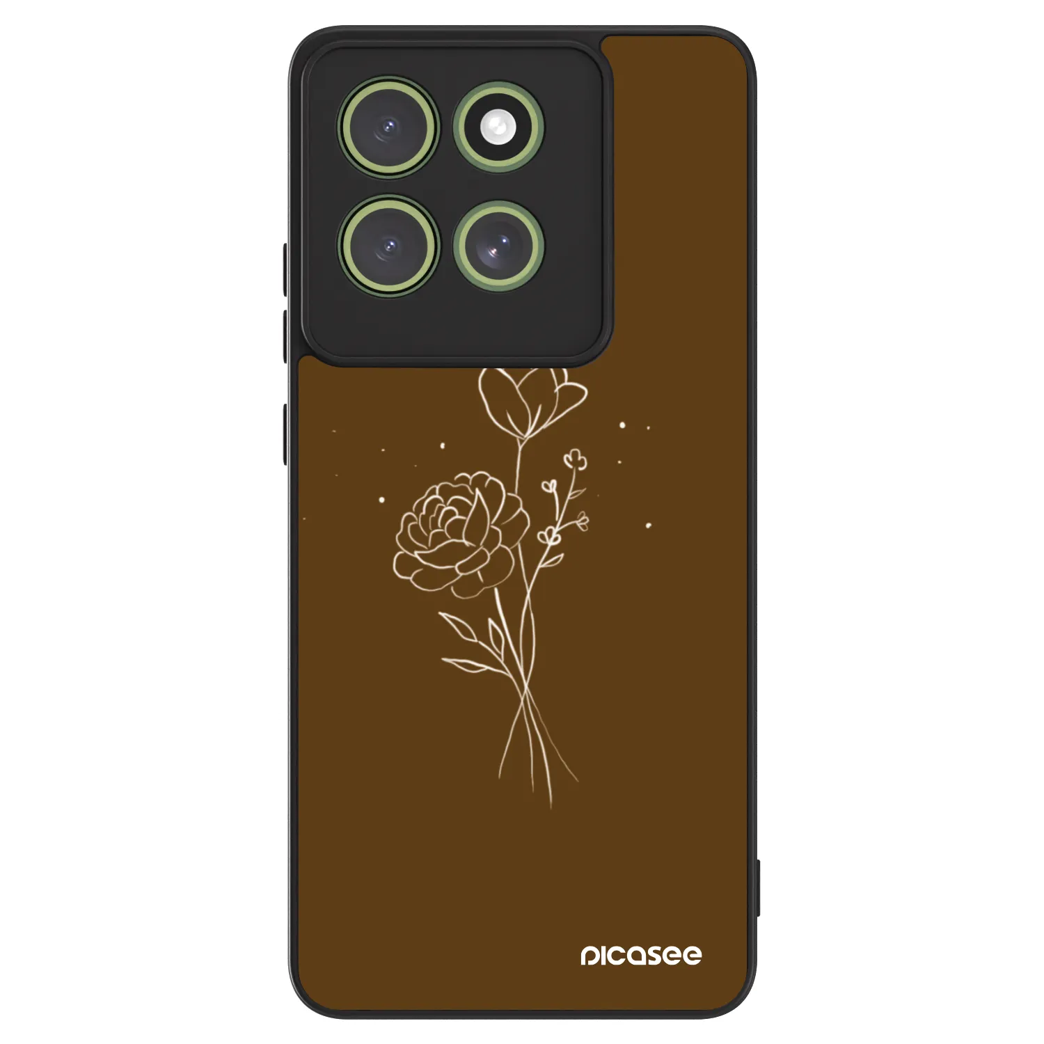 Picasee ULTIMATE CASE für Motorola Moto G86 Power 5G - Brown flowers