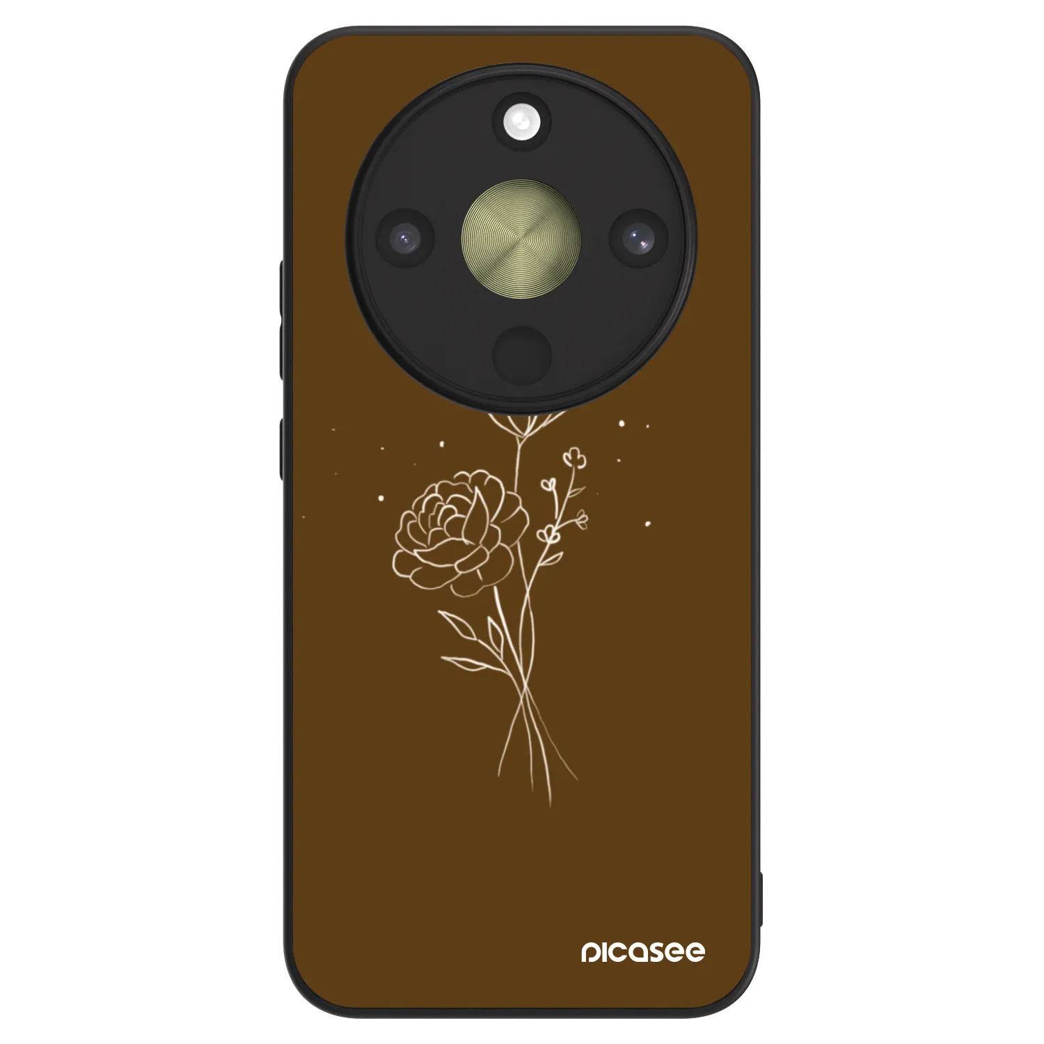 Picasee ULTIMATE CASE für Honor Magic8 Lite 5G - Brown flowers