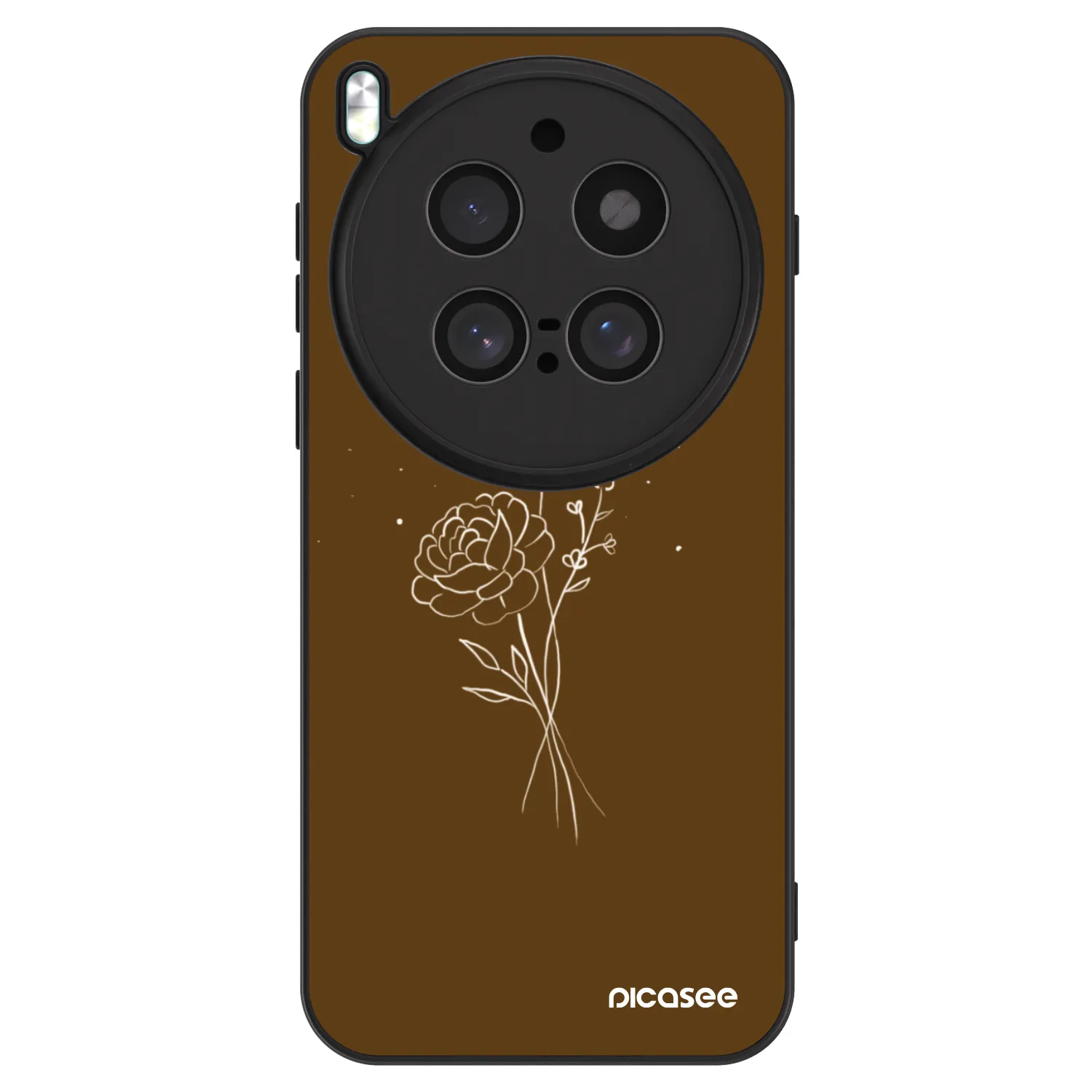 Picasee ULTIMATE CASE für Vivo X300 Pro - Brown flowers