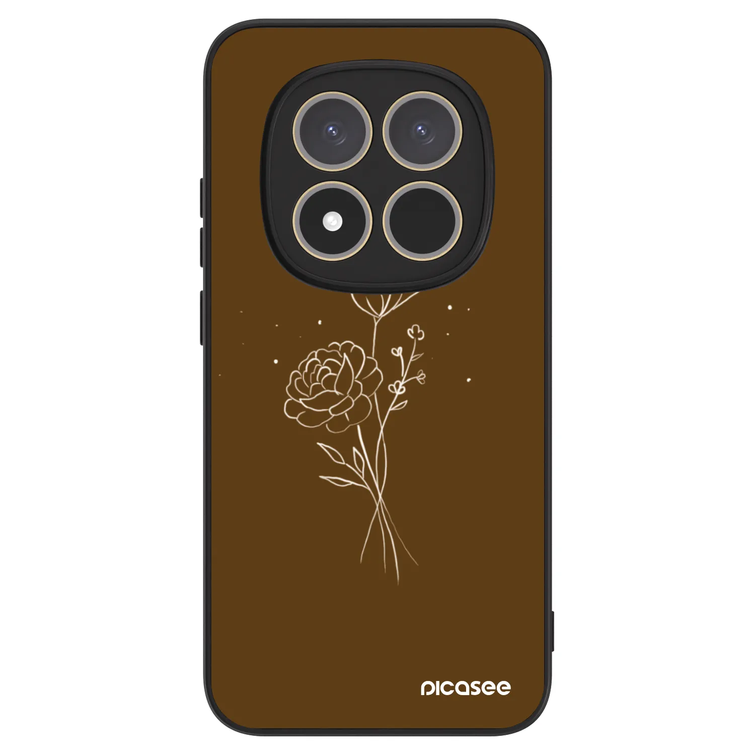 Picasee ULTIMATE CASE für Xiaomi Redmi Note 15 Pro 5G - Brown flowers