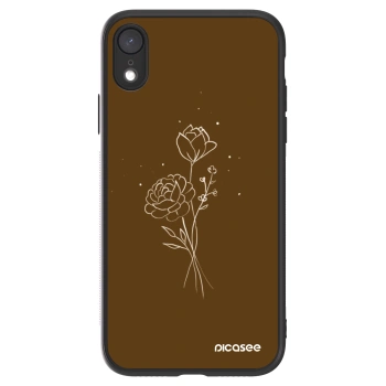 Picasee ULTIMATE CASE für Apple iPhone XR - Brown flowers