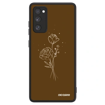 Picasee ULTIMATE CASE für Samsung Galaxy S20 FE - Brown flowers