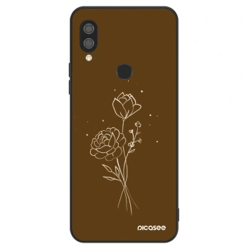 Hülle für Xiaomi Redmi 7 - Brown flowers
