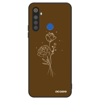Hülle für Realme 5 - Brown flowers