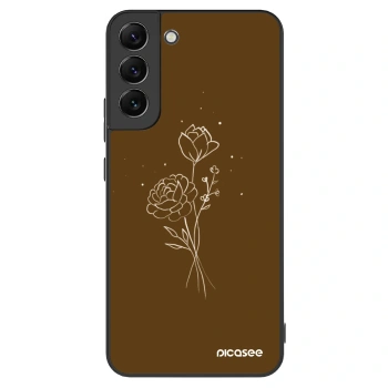 Hülle für Samsung Galaxy S22+ 5G - Brown flowers