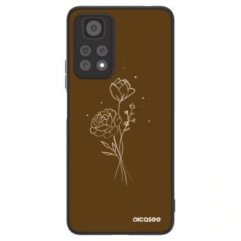 Picasee ULTIMATE CASE für Xiaomi Redmi Note 11 Pro 5G - Brown flowers