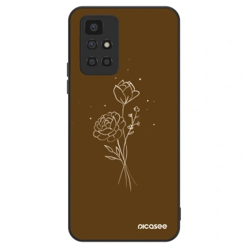 Hülle für Xiaomi Redmi 10 (2022) - Brown flowers
