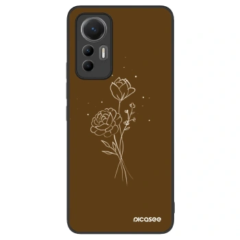 Hülle für Xiaomi 12 Lite - Brown flowers